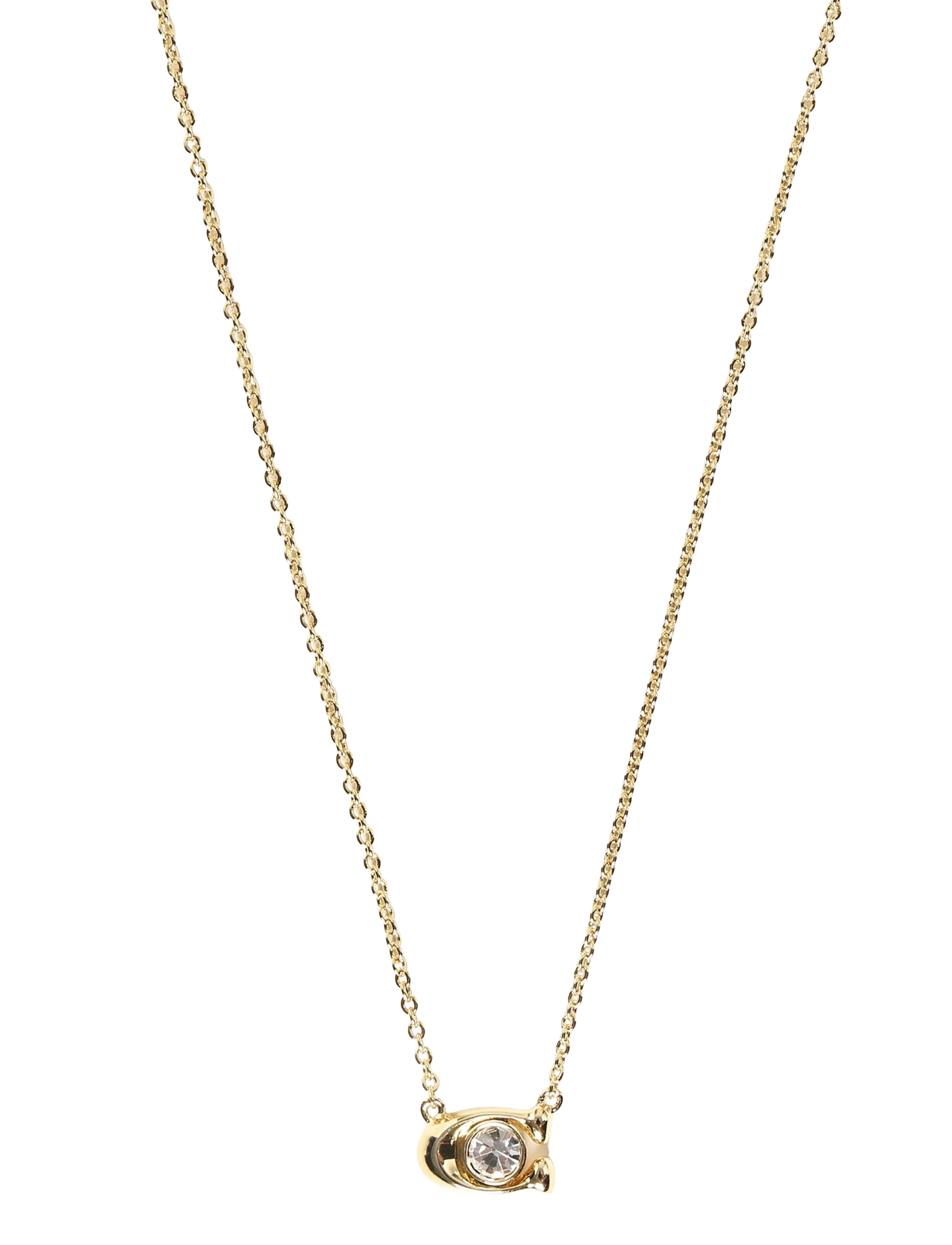 Coach Accessories CO C STONE ER/NK SET - Ohrringe - CRYSTAL/GOLD / gold