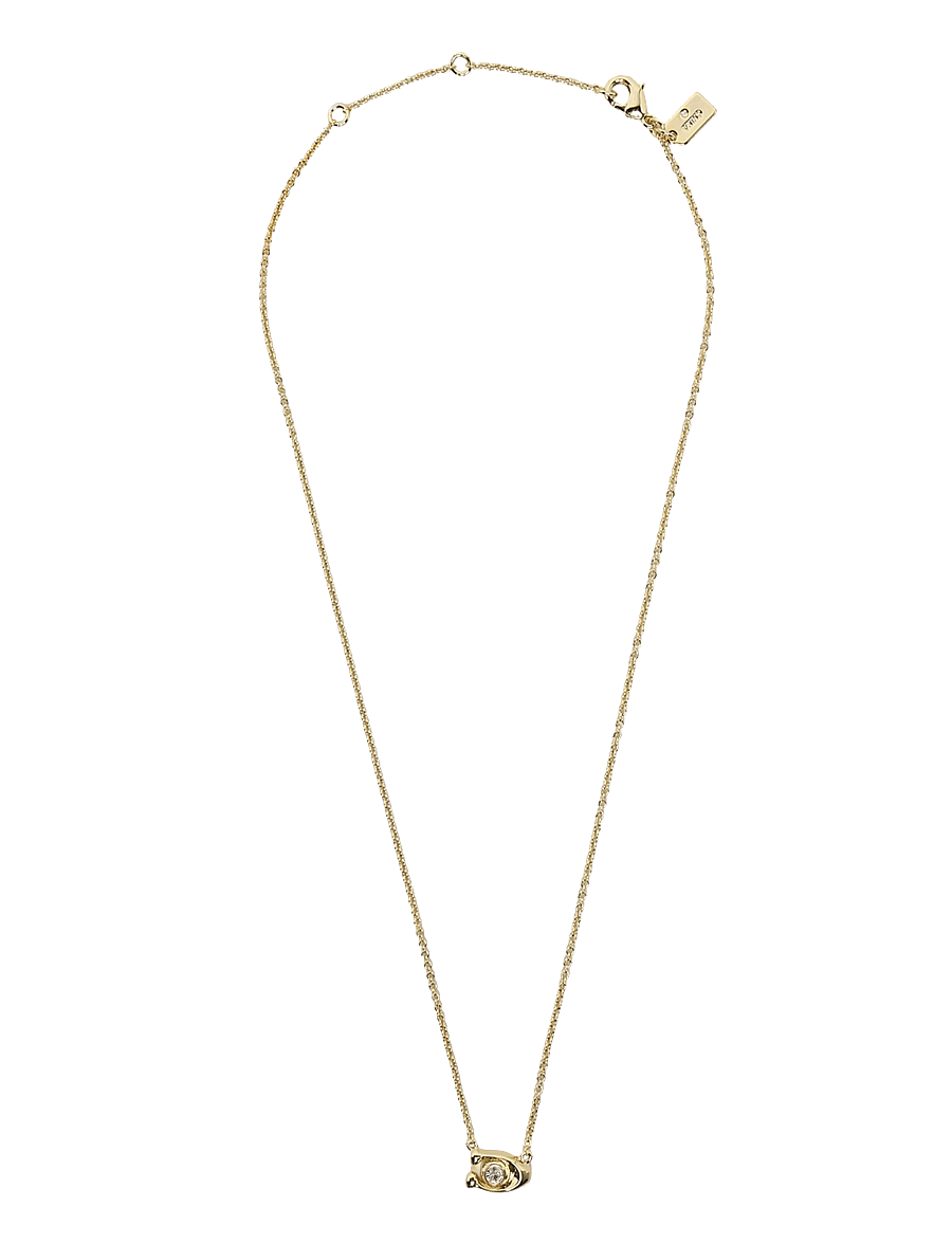 Coach Accessories - CO C STONE ER/NK SET - ketten mit anhänger - crystal/gold - 1