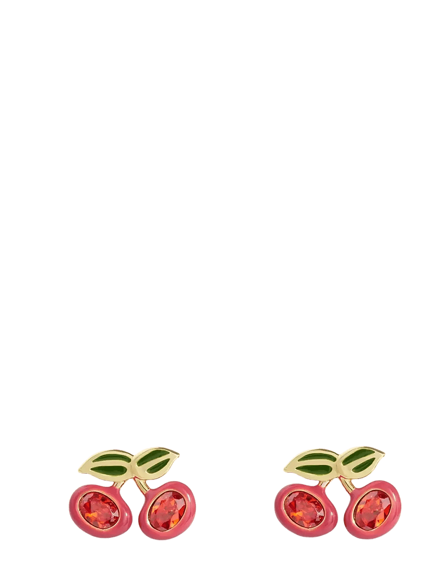 Coach Accessories - COACH Cherry Stud Earrings - red/gold - 1