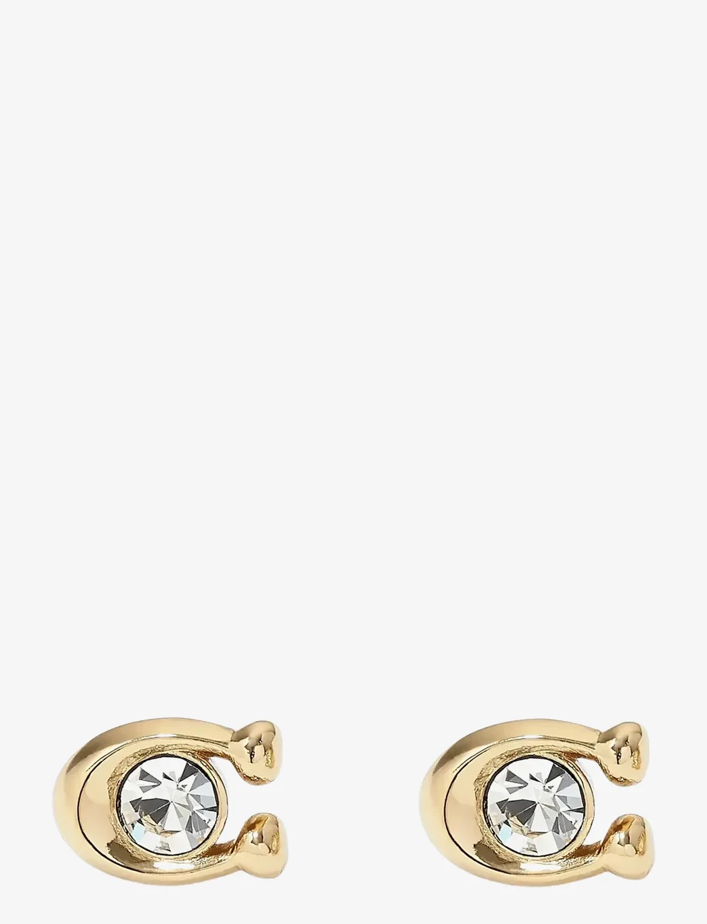 Coach Accessories - COACH Signature Stone Stud Earrings - Ørestikker - crystal/gold - 1