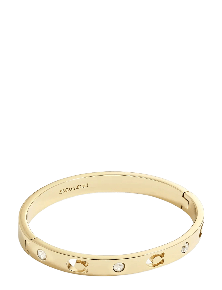 Coach Accessories - COACH Signature Stone Bangle Bracelet - armreifen - gold - 1