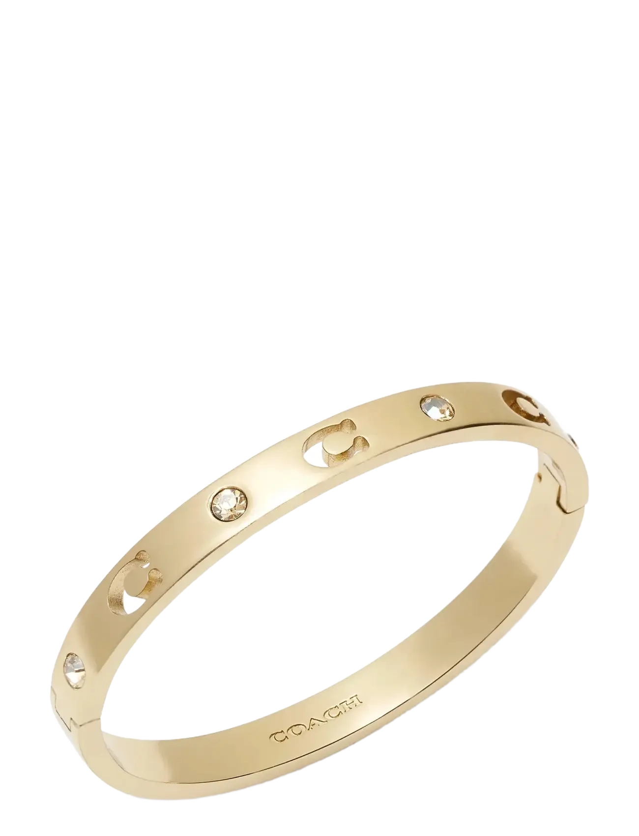 Coach Accessories - COACH Signature Stone Bangle Bracelet - bangles armbönd - gold - 2