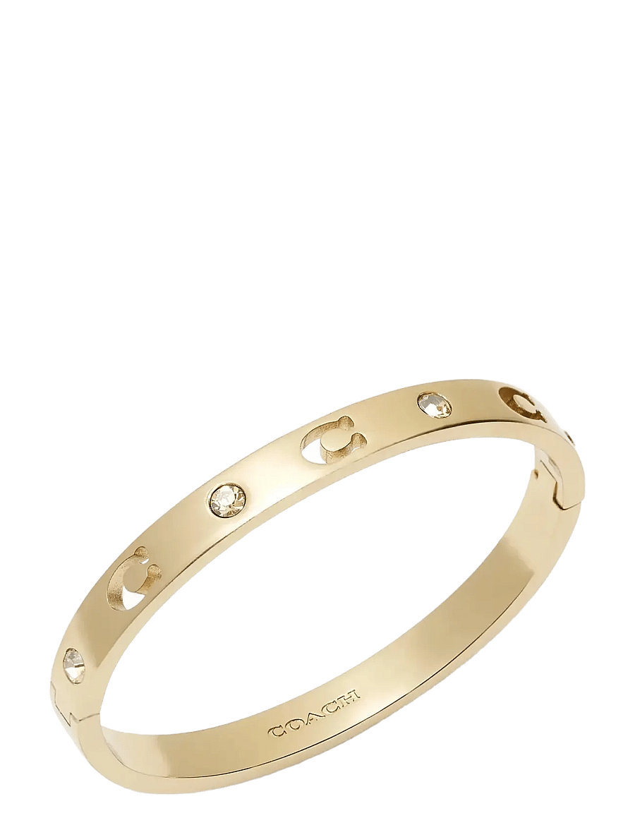 Coach Accessories - COACH Signature Stone Bangle Bracelet - armreifen - gold - 2