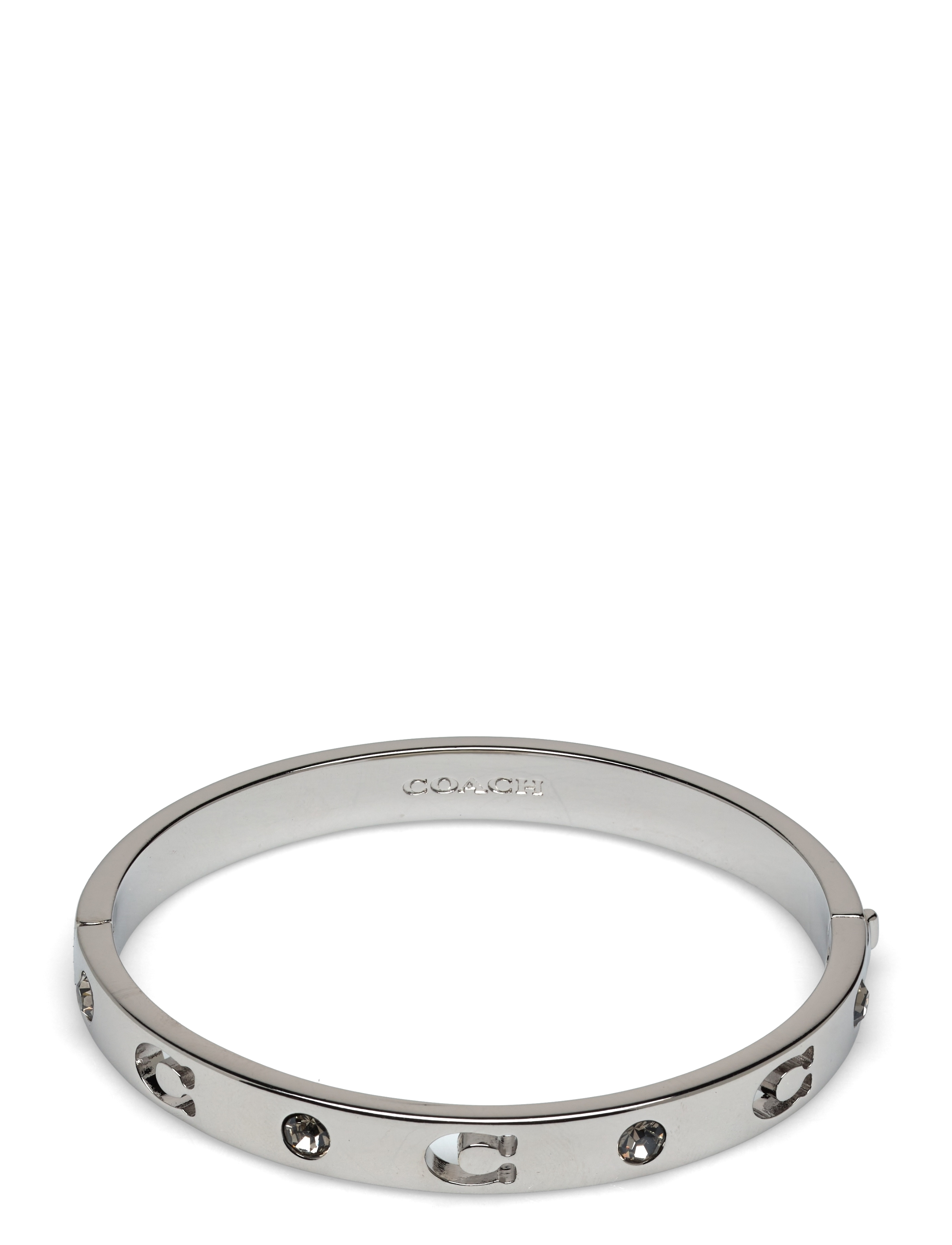 Coach Accessories COACH Signature Stone Bangle Bracelet - Armreife - RHODIUM / silver