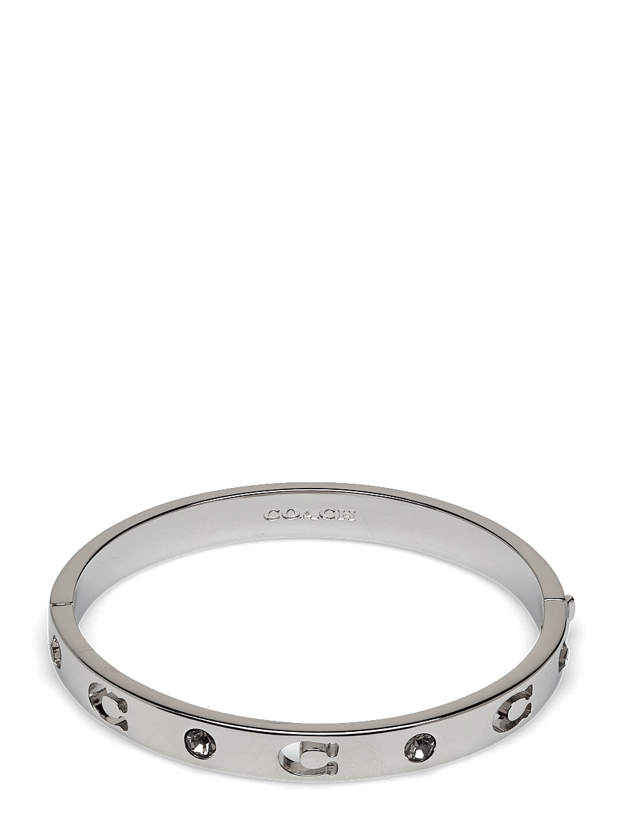 Coach Accessories - COACH Signature Stone Bangle Bracelet - armreifen - rhodium - 1