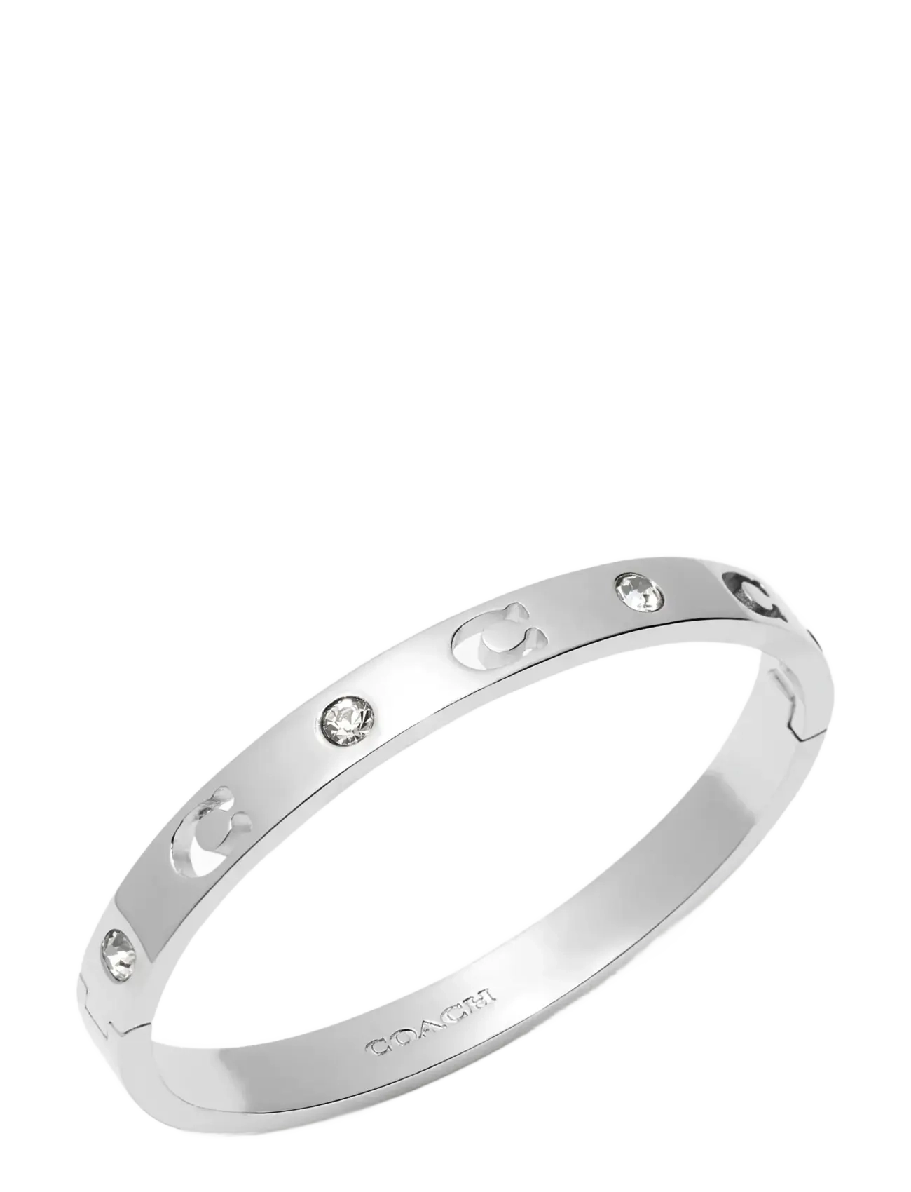 Coach Accessories - COACH Signature Stone Bangle Bracelet - apyrankės - rhodium - 2