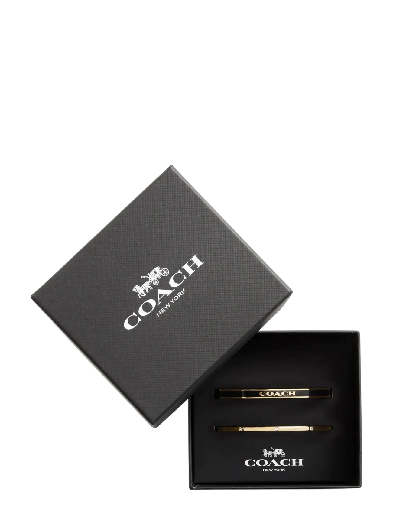 Coach Accessories - COACH Signature Duo Bangle Boxed Set - black/gold - 1