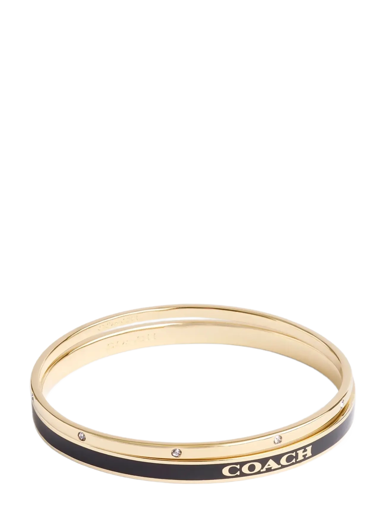 Coach Accessories - COACH Signature Duo Bangle Boxed Set - black/gold - 2
