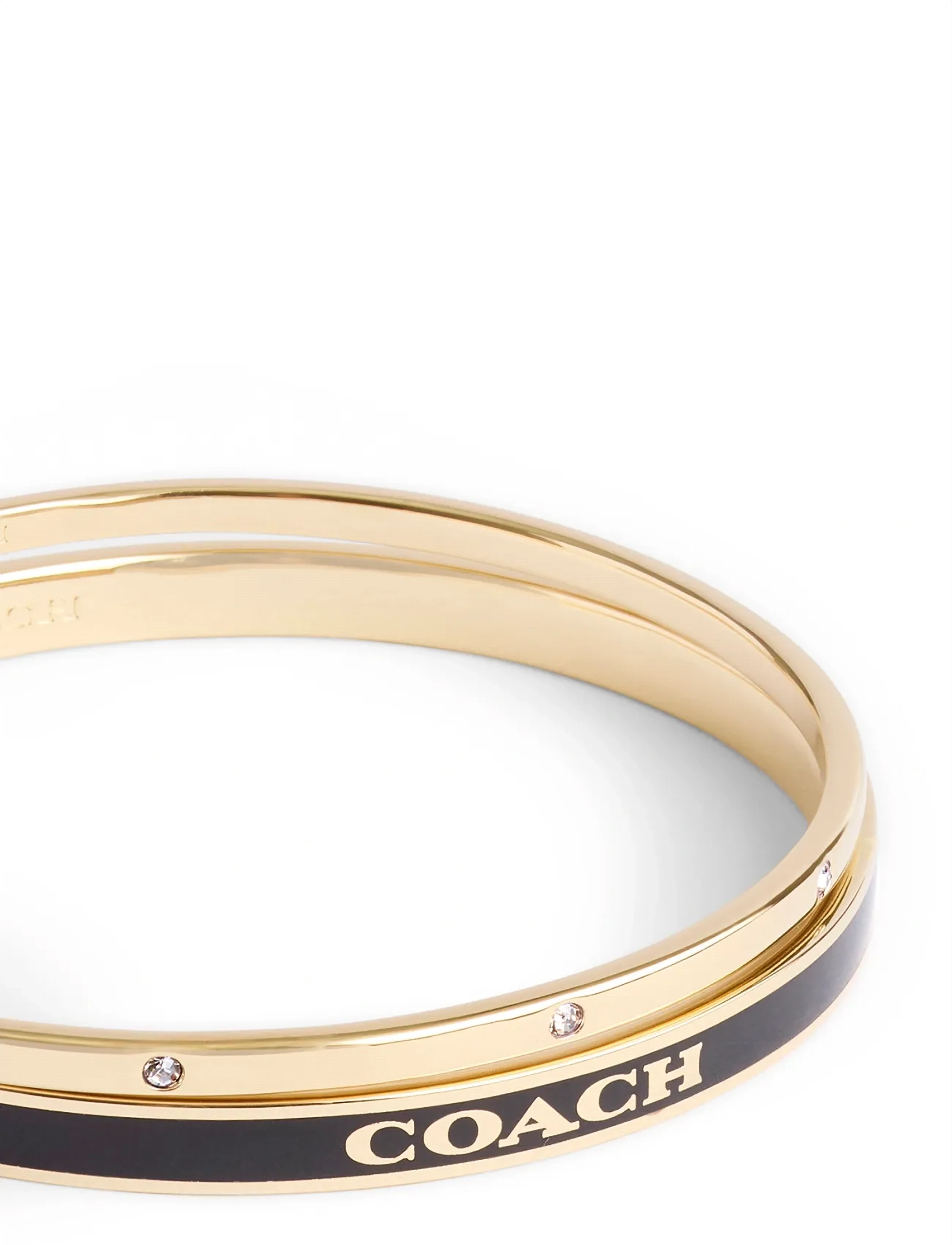 Coach Accessories - COACH Signature Duo Bangle Boxed Set - black/gold - 4