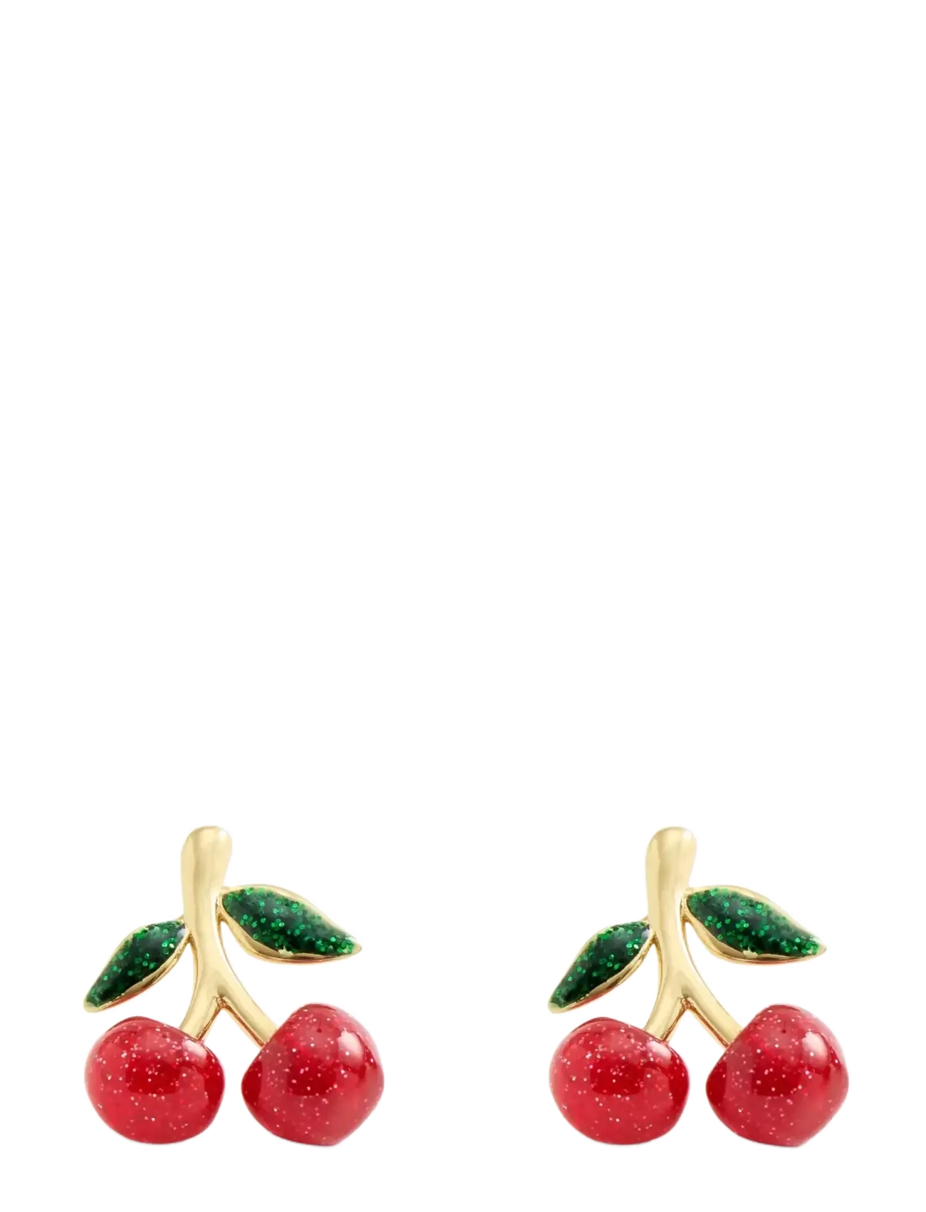 Coach Accessories CO ER CHERRY STUD - Accessories - GOLD / red