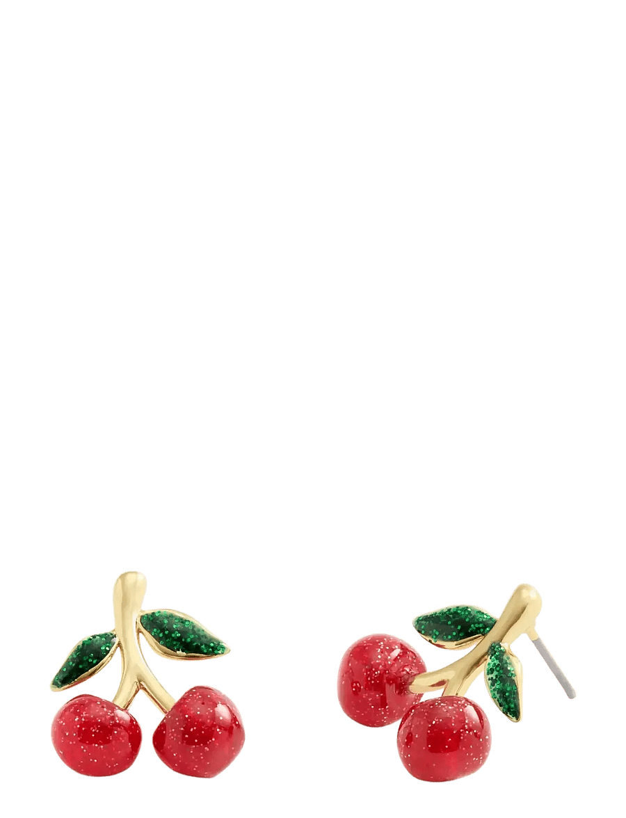 Coach Accessories - CO ER CHERRY STUD - Ørestikker - red/gold - 1