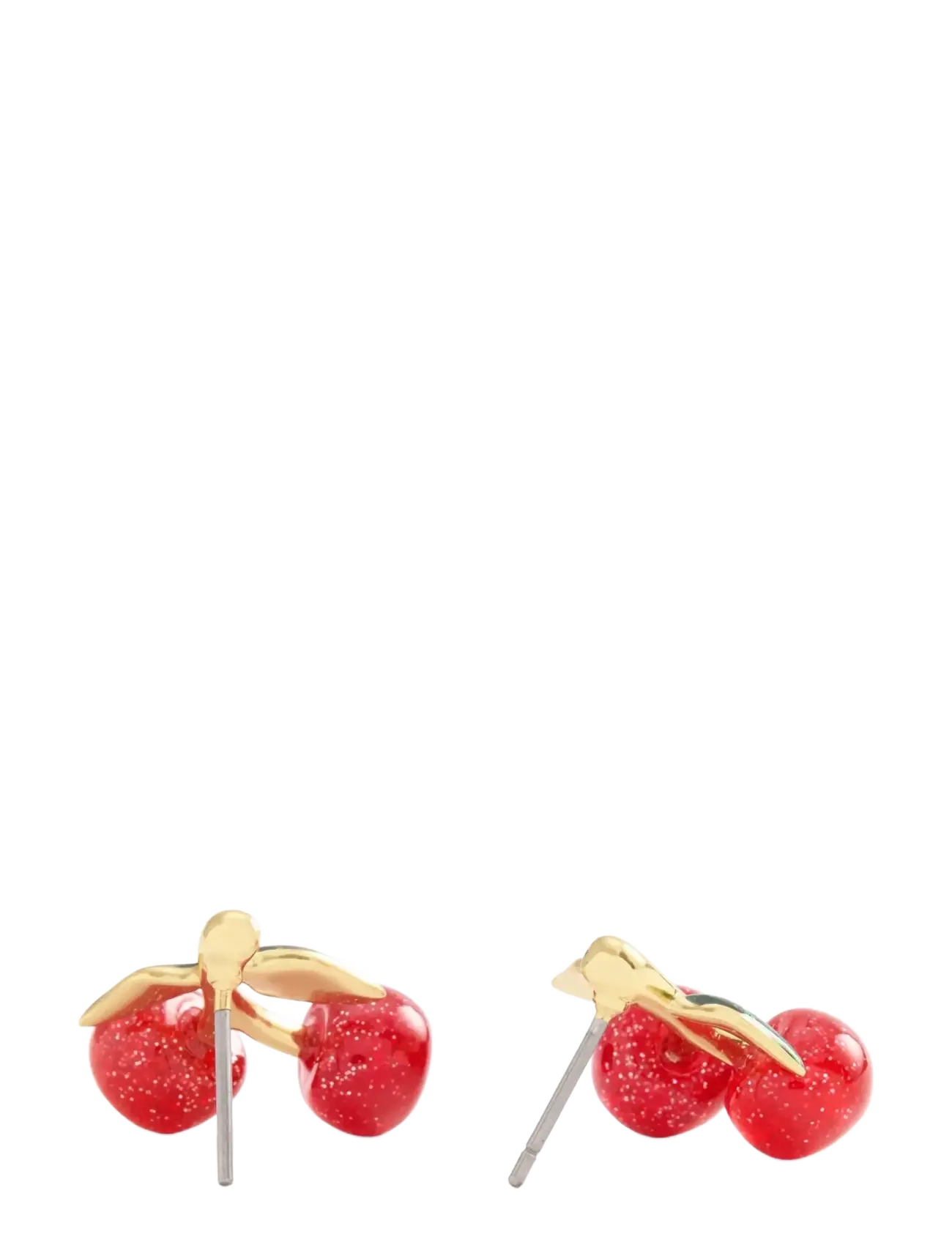 Coach Accessories - CO ER CHERRY STUD - Ørestikker - red/gold - 2