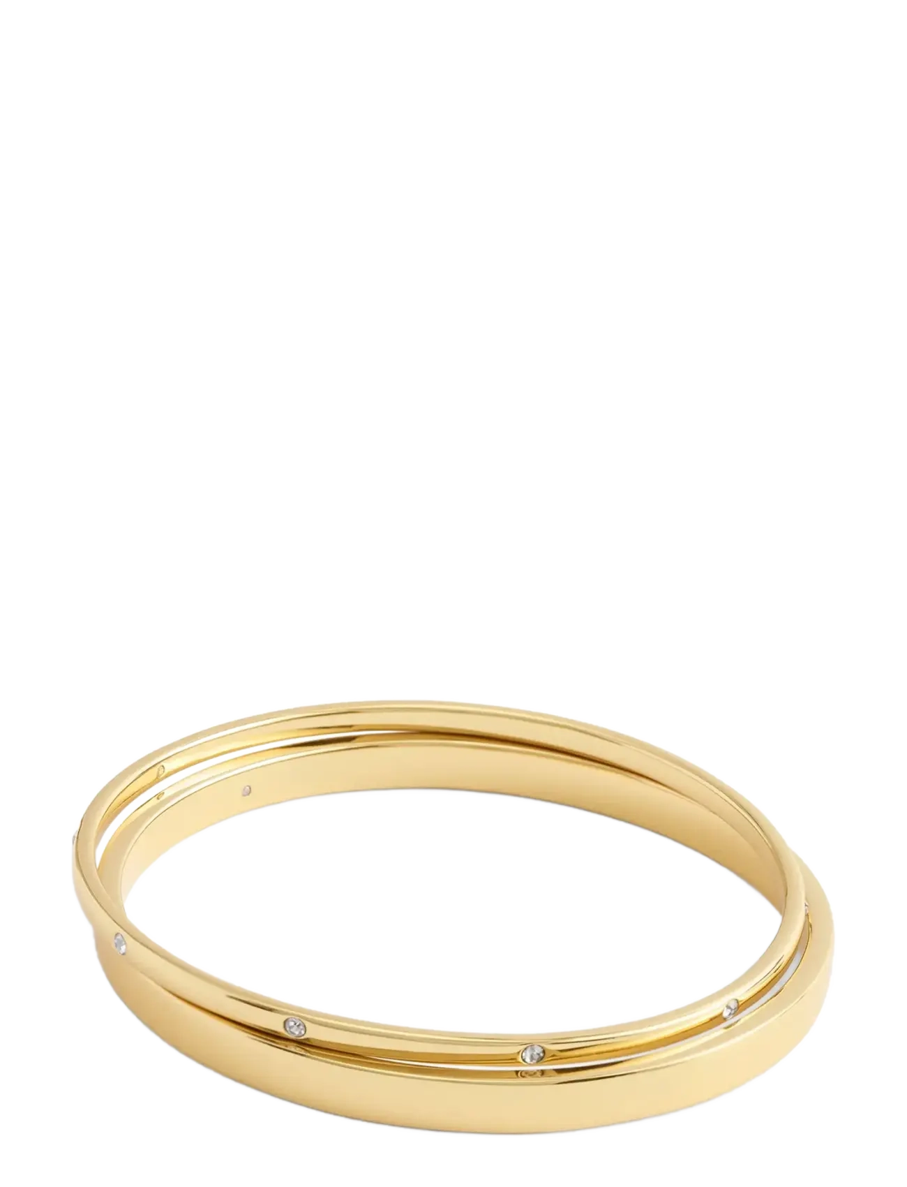 Coach Accessories CO BR LOGO BANGLE DBL SET BOXED - Accessories - SHINY GOLD / gold