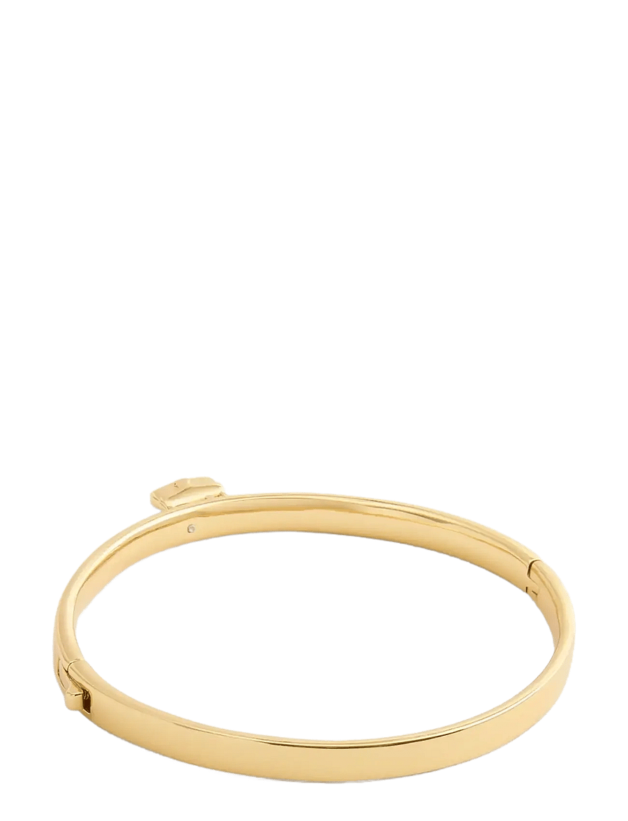 Coach Accessories - CO BR TABBY CHARM HINGED BANGLE - bangles-armband - shiny gold - 2