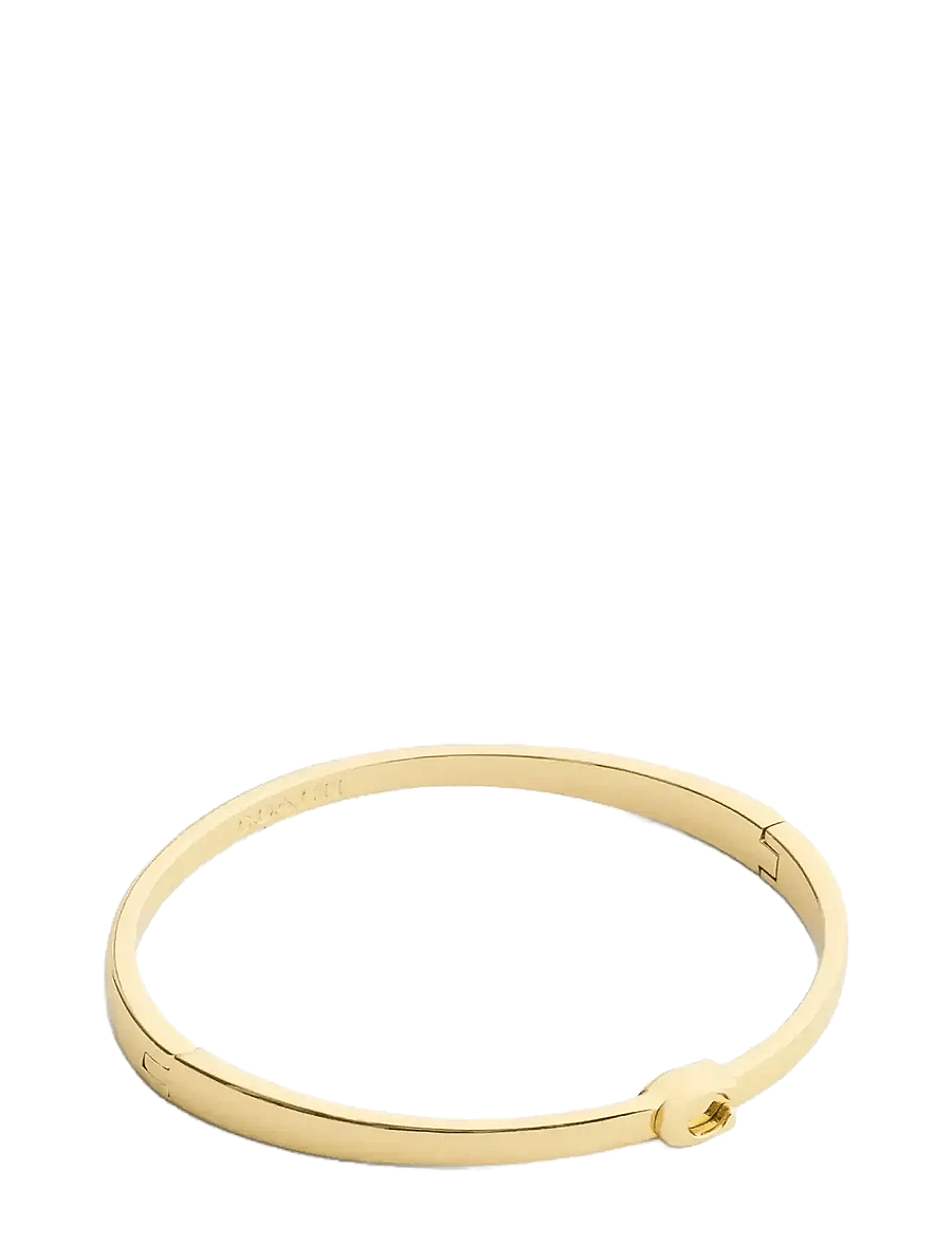Coach Accessories - CO BR C HINGED BANGLE SIZED BOXED - armreifen - gold - 1
