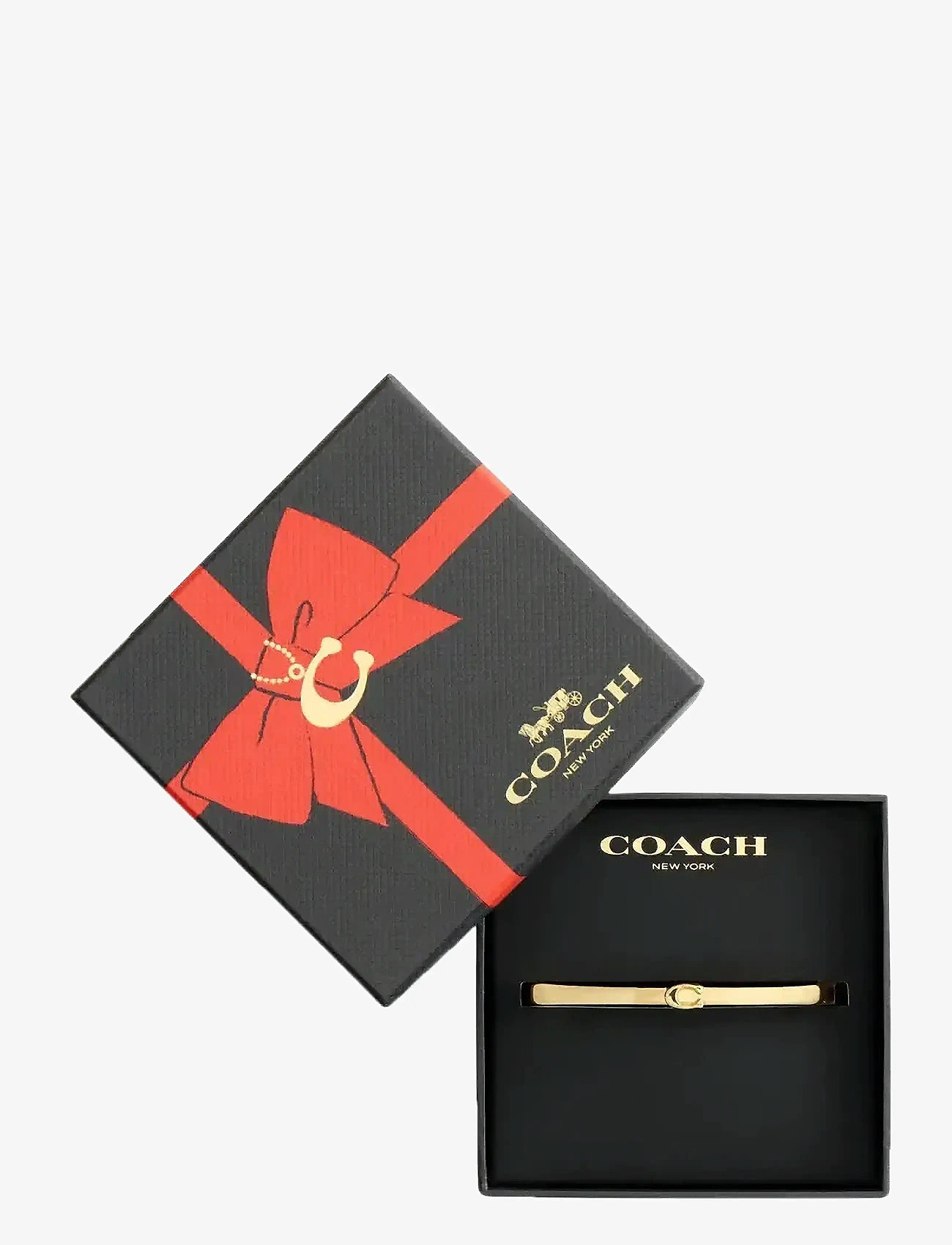 Coach Accessories - COACH Signature C Bangle Boxed Bracelet - bangles - gold - 4