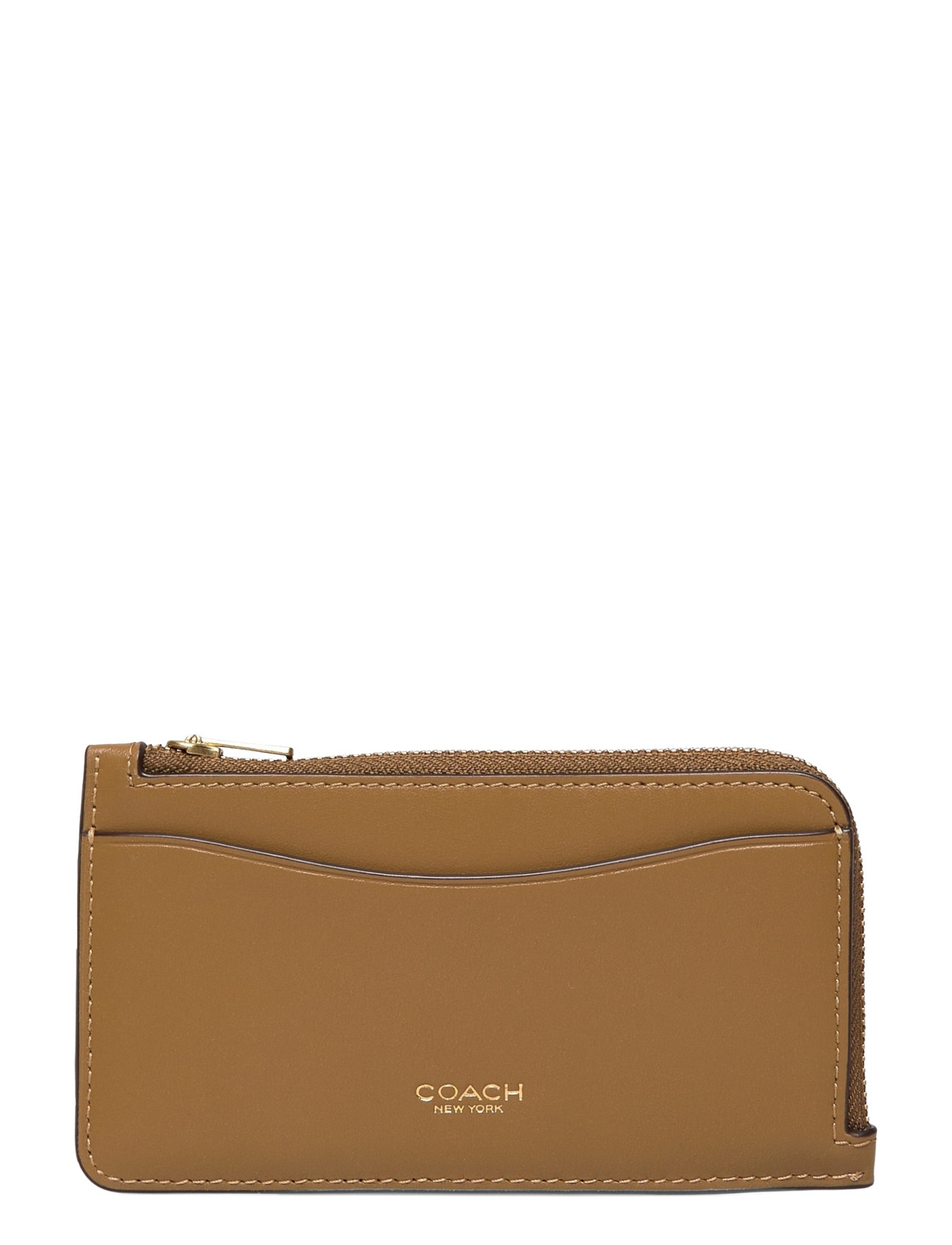 Coach Refined Calf Leather New York Zip Card Case - - ONE SIZE 1