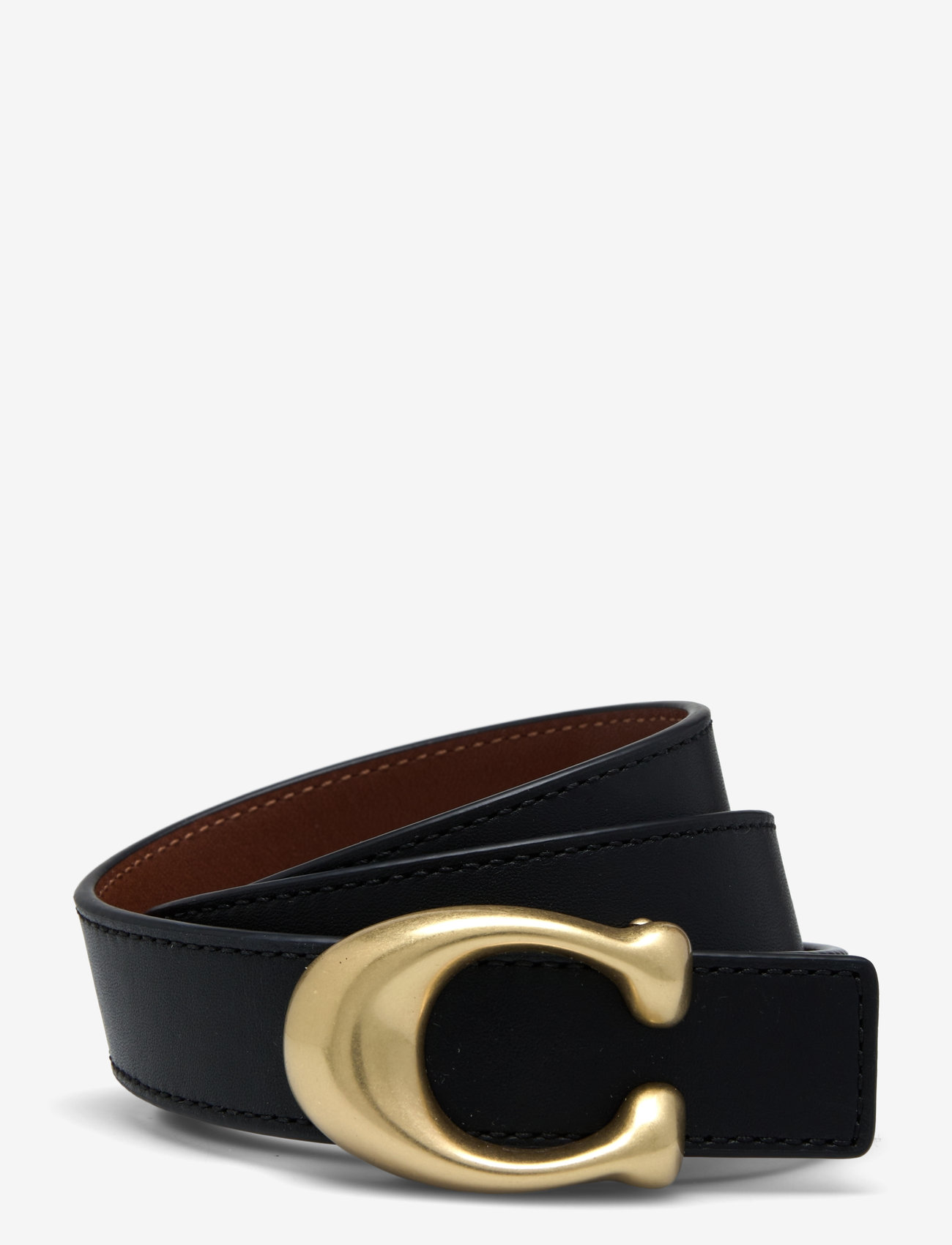 Coach - 25MM Smooth Leather Womens Soft Accessories - casual bælter - b4/black 1941 saddle - 0