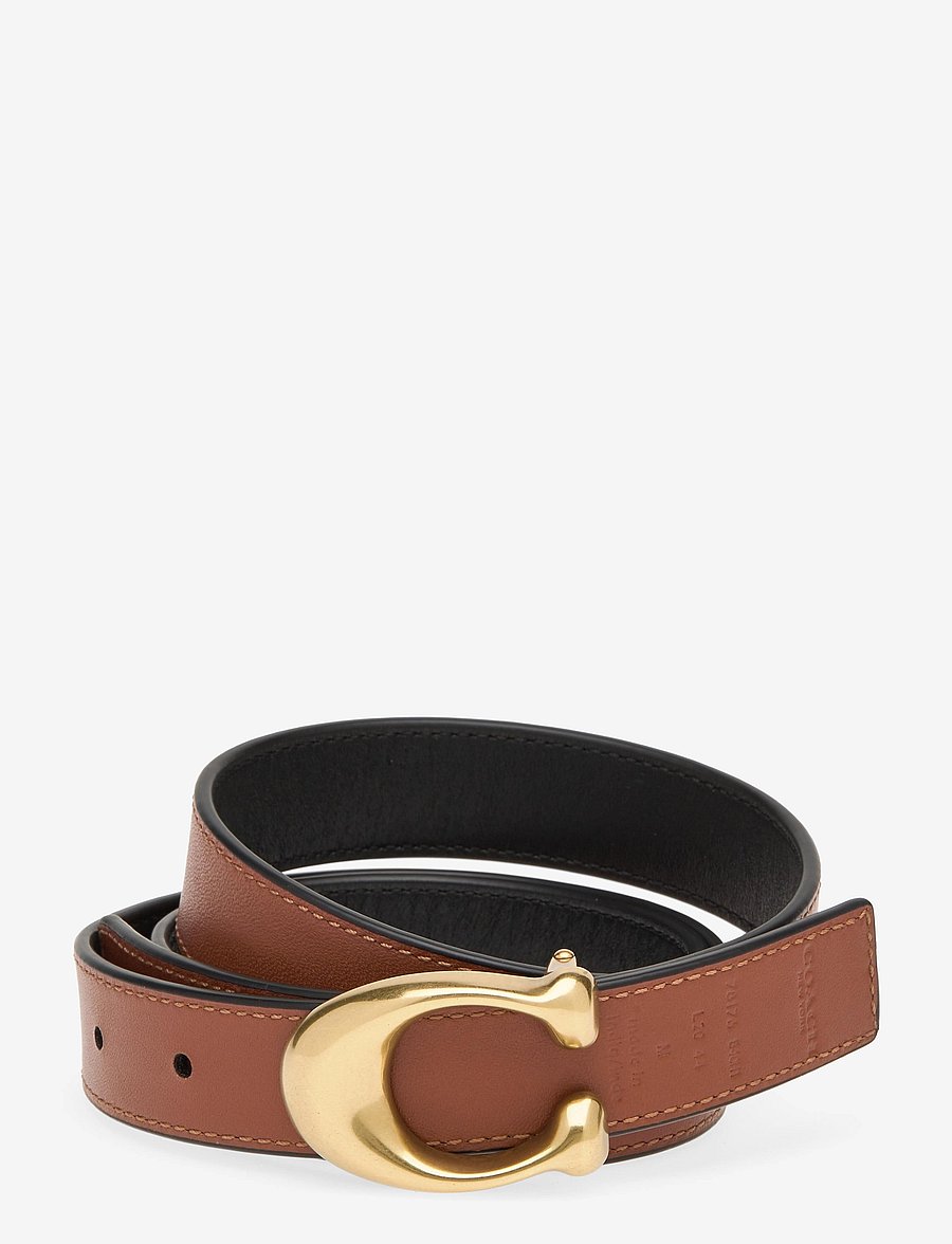 Coach - BELT 25MM - læderbælter - black/1941 saddle - 1