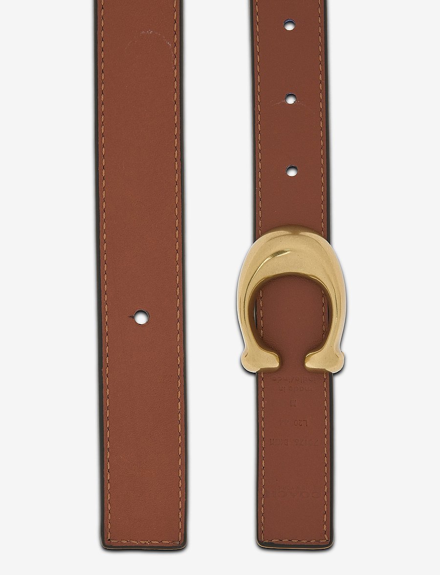 Coach - BELT 25MM - læderbælter - black/1941 saddle - 2