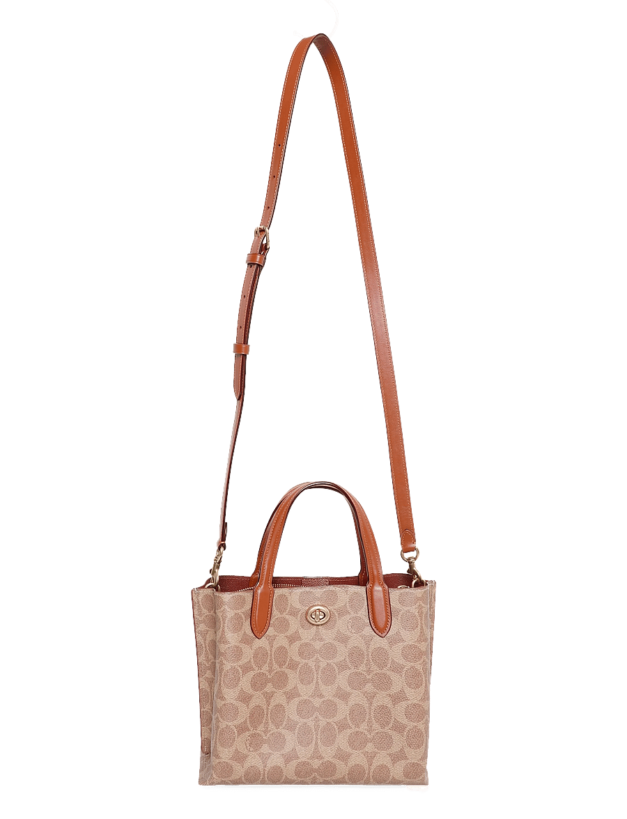 Coach - WILLOW TOTE 24 - tote bags - b4/tan caramel - 1