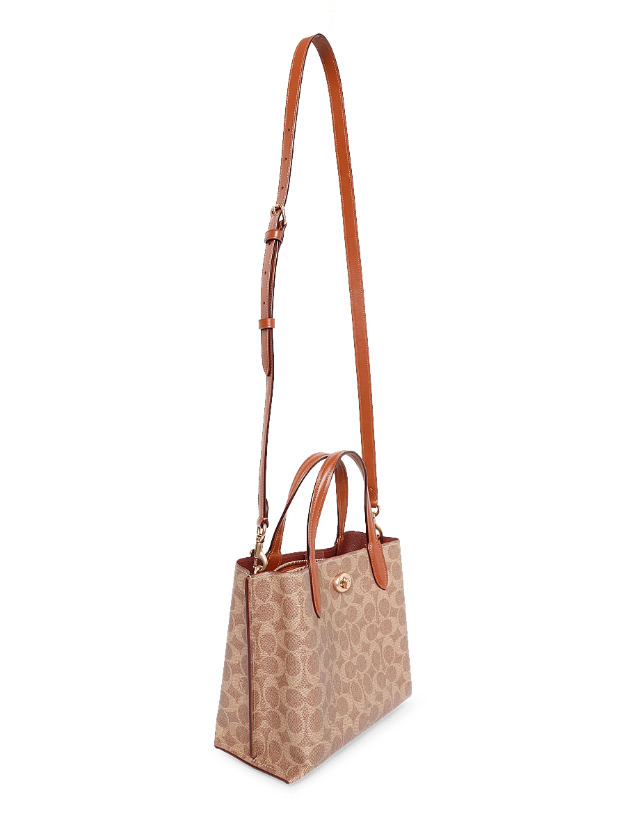 Coach - WILLOW TOTE 24 - tote bags - b4/tan caramel - 3