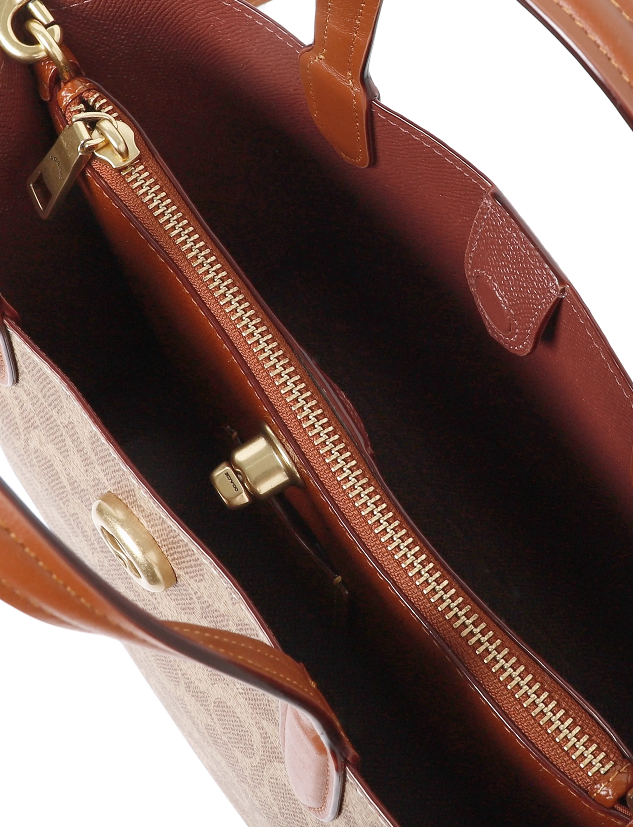 Coach - WILLOW TOTE 24 - b4/tan caramel - 5