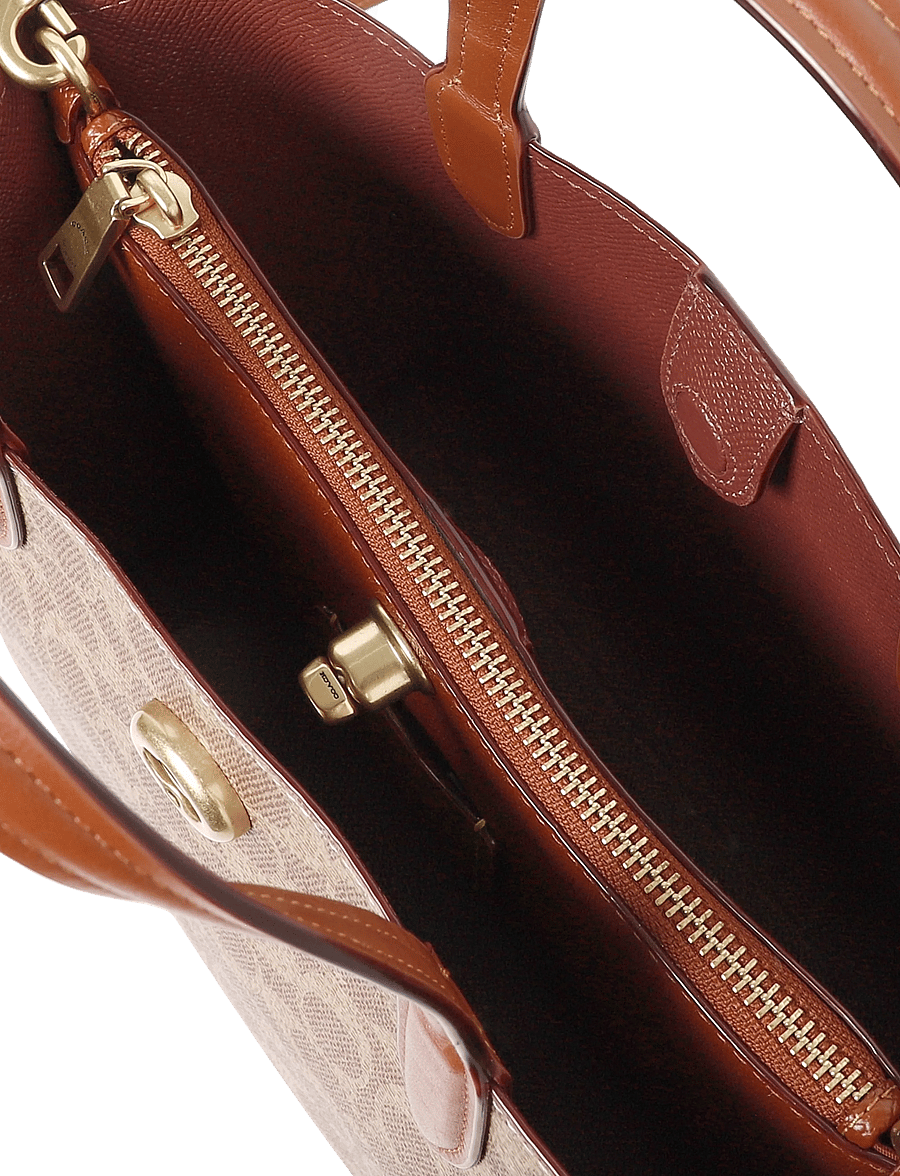 Coach - WILLOW TOTE 24 - tote bags - b4/tan caramel - 5