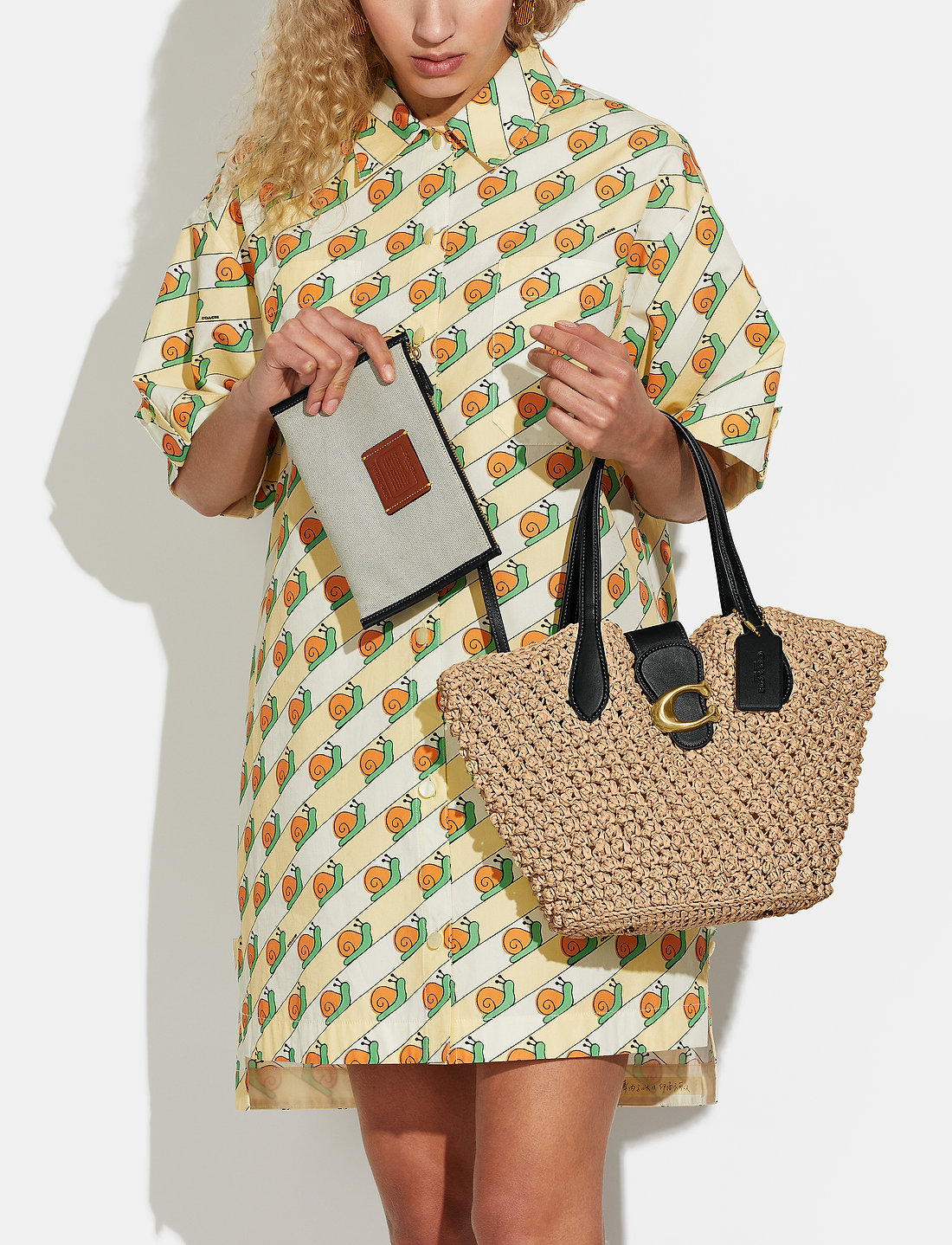 Coach 2025 straw tote