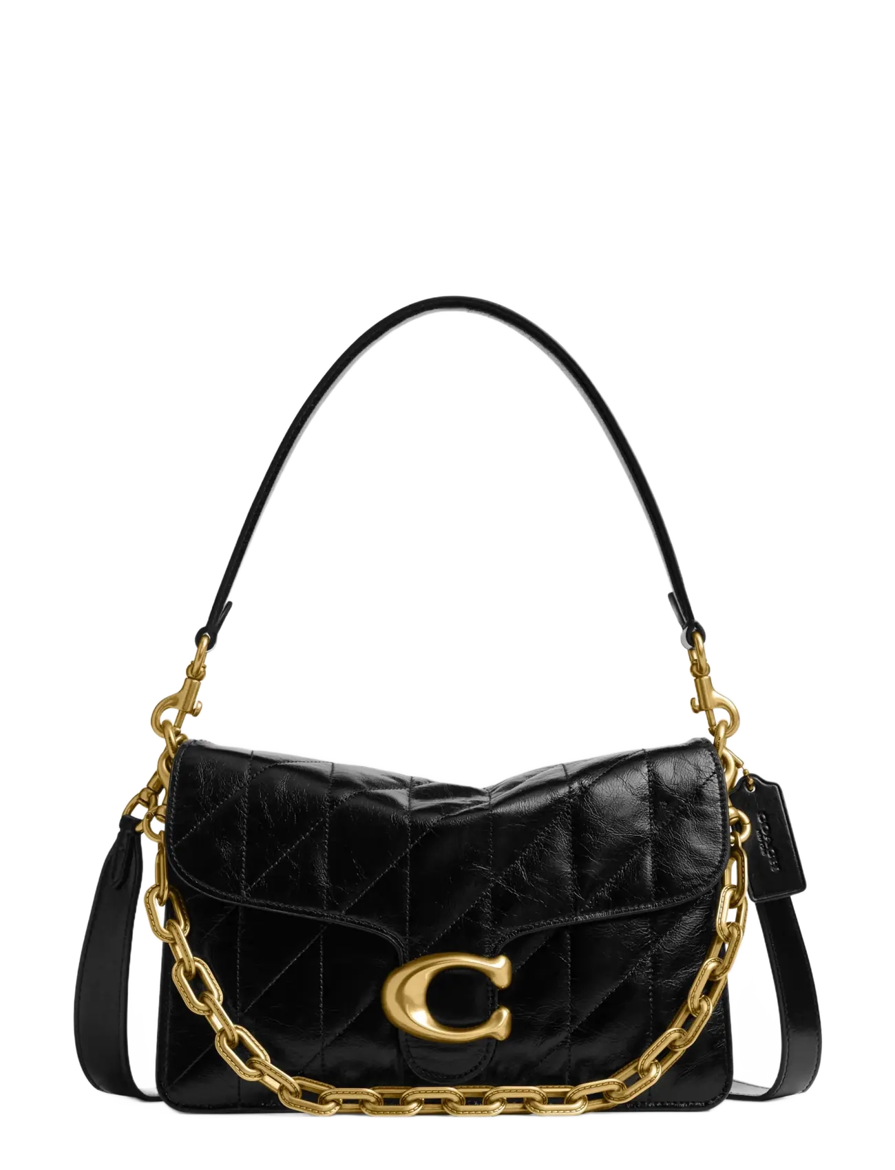 Coach CHAIN TABBY SHOULDER BAG - Shoulder Bags - B4/BLACK / black