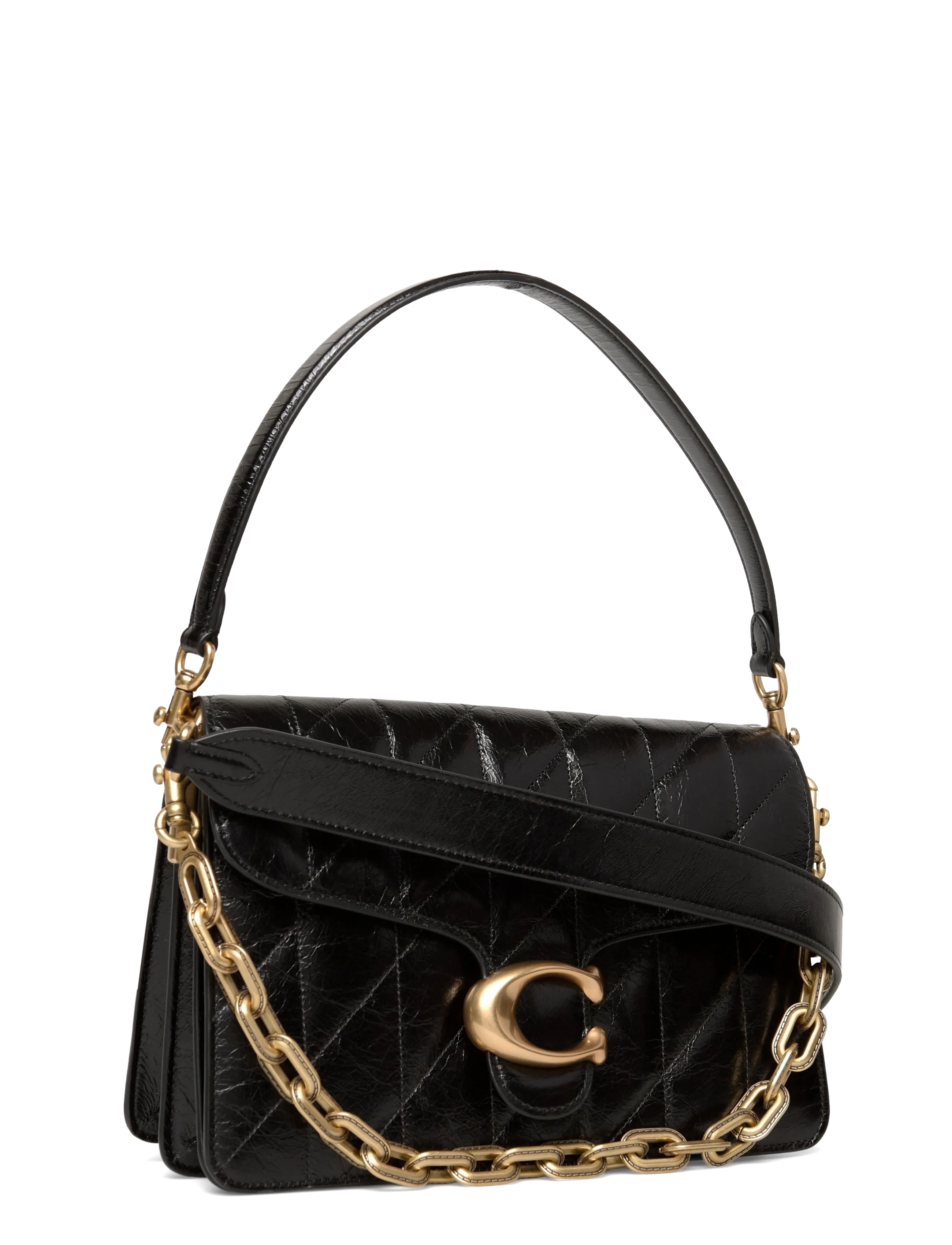Coach - CHAIN TABBY SHOULDER BAG - per petį permetamos rankinės - b4/black - 2