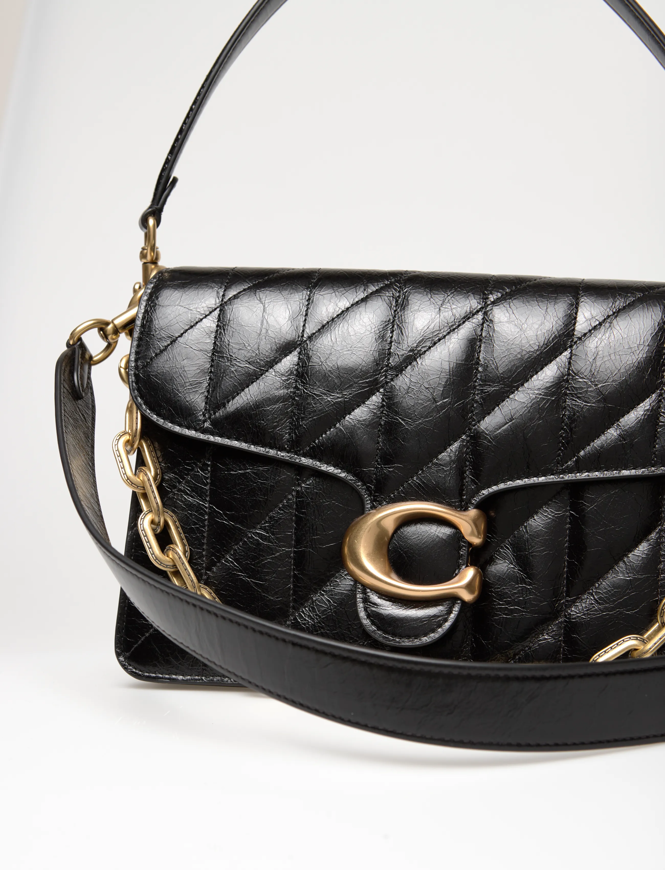 Coach - CHAIN TABBY SHOULDER BAG - per petį permetamos rankinės - b4/black - 3