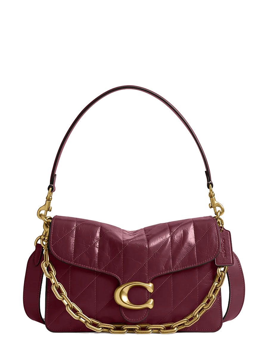 Coach - CHAIN TABBY SHOULDER BAG - everyday style - b4/dark cherry - 0