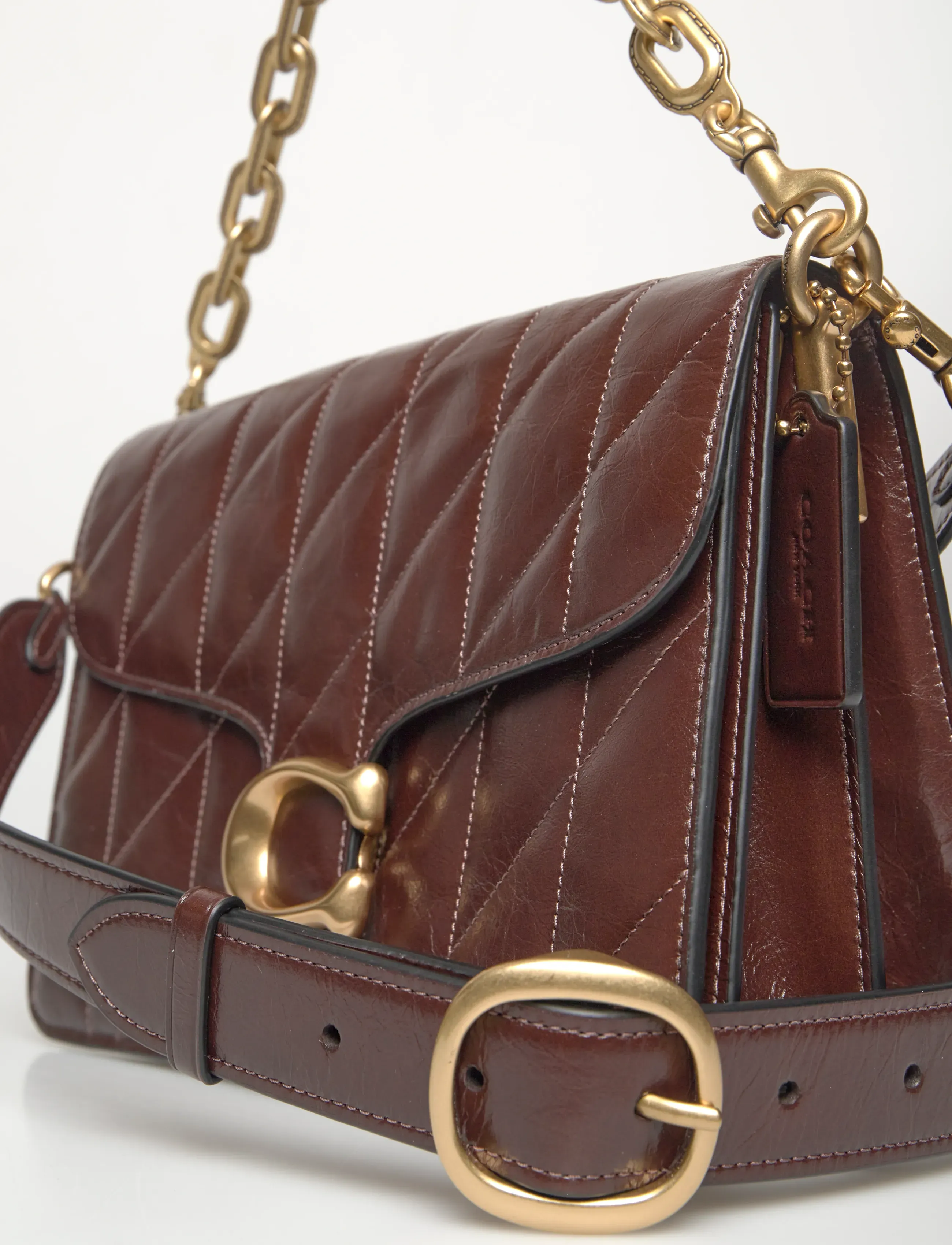 Coach - CHAIN TABBY SHOULDER BAG - henkeltaschen - b4/maple - 3