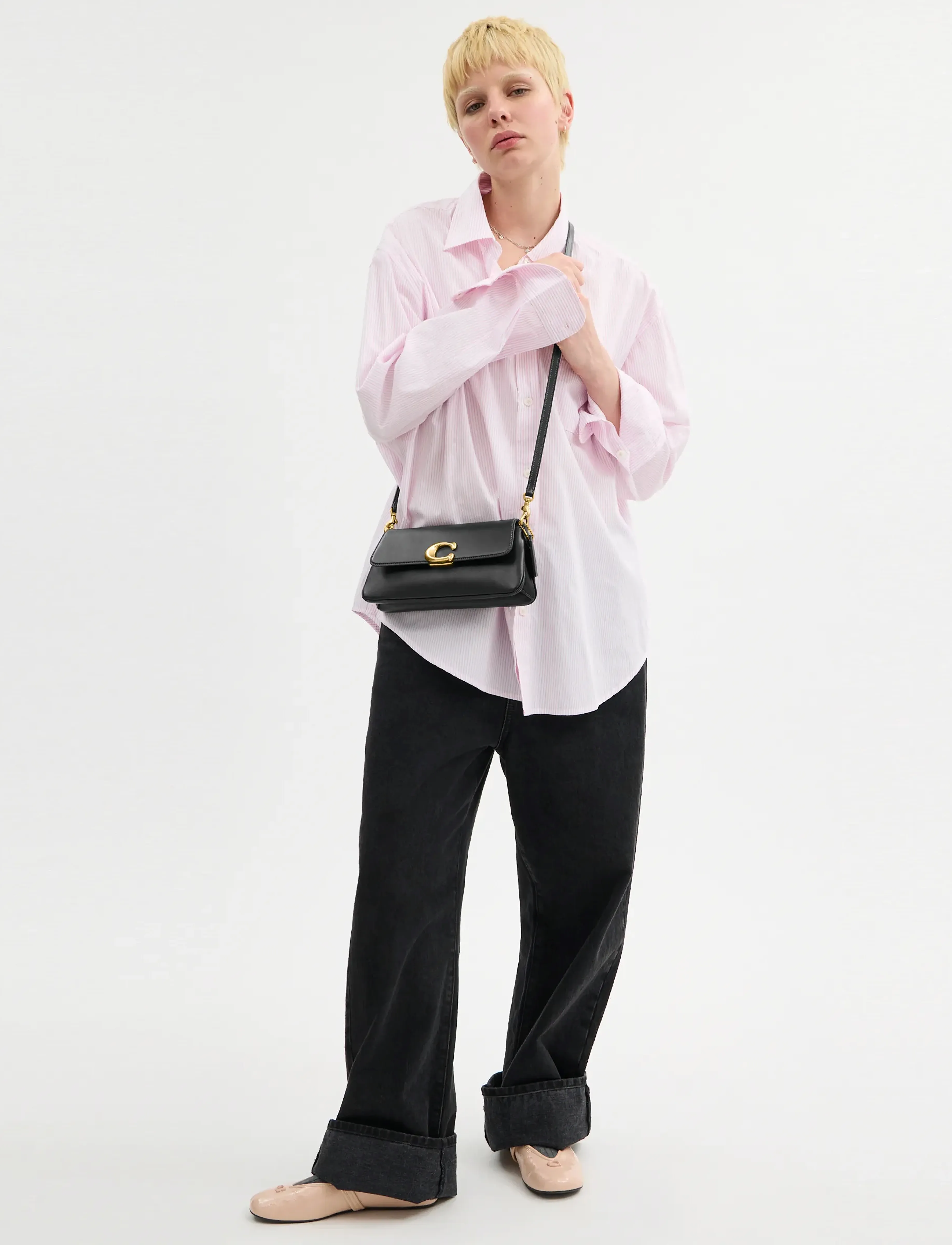 Coach Refined Calf Leather Jet Shoulder Bag (OACCAM16) - Shoulder