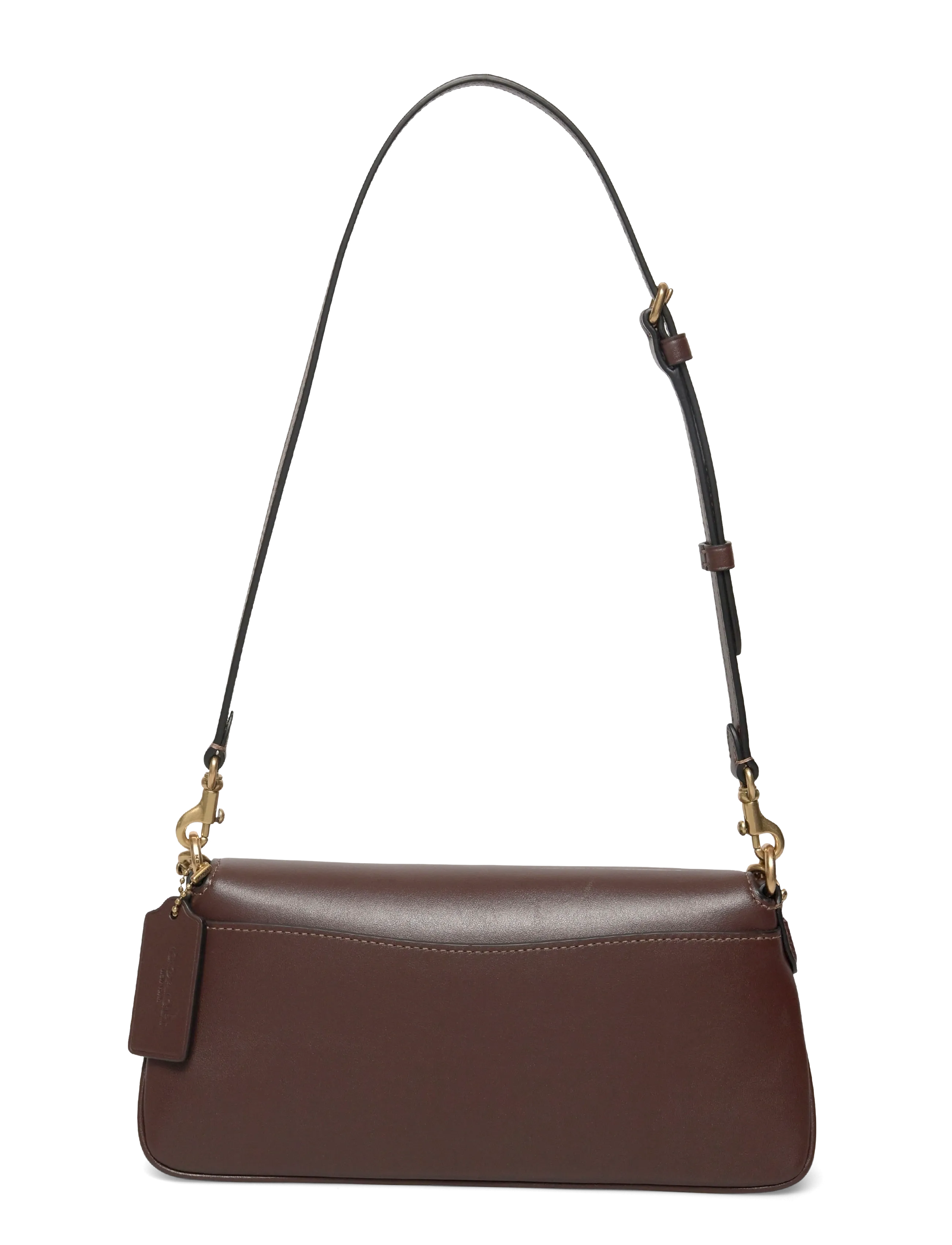 Coach - Refined Calf Leather Jet Shoulder Bag - fashion trends - b4/maple - 1