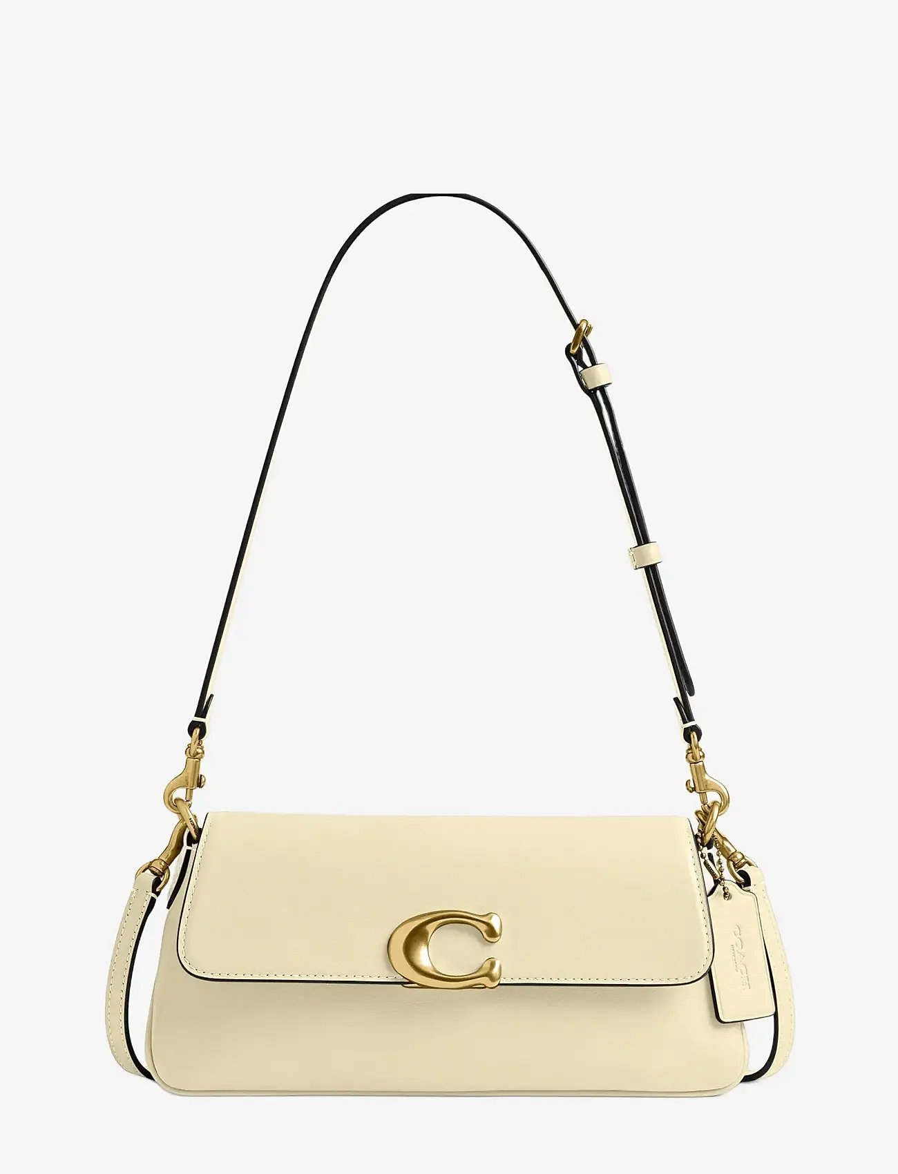 Coach - Refined Calf Leather Jet Shoulder Bag - modetrends - white - 1