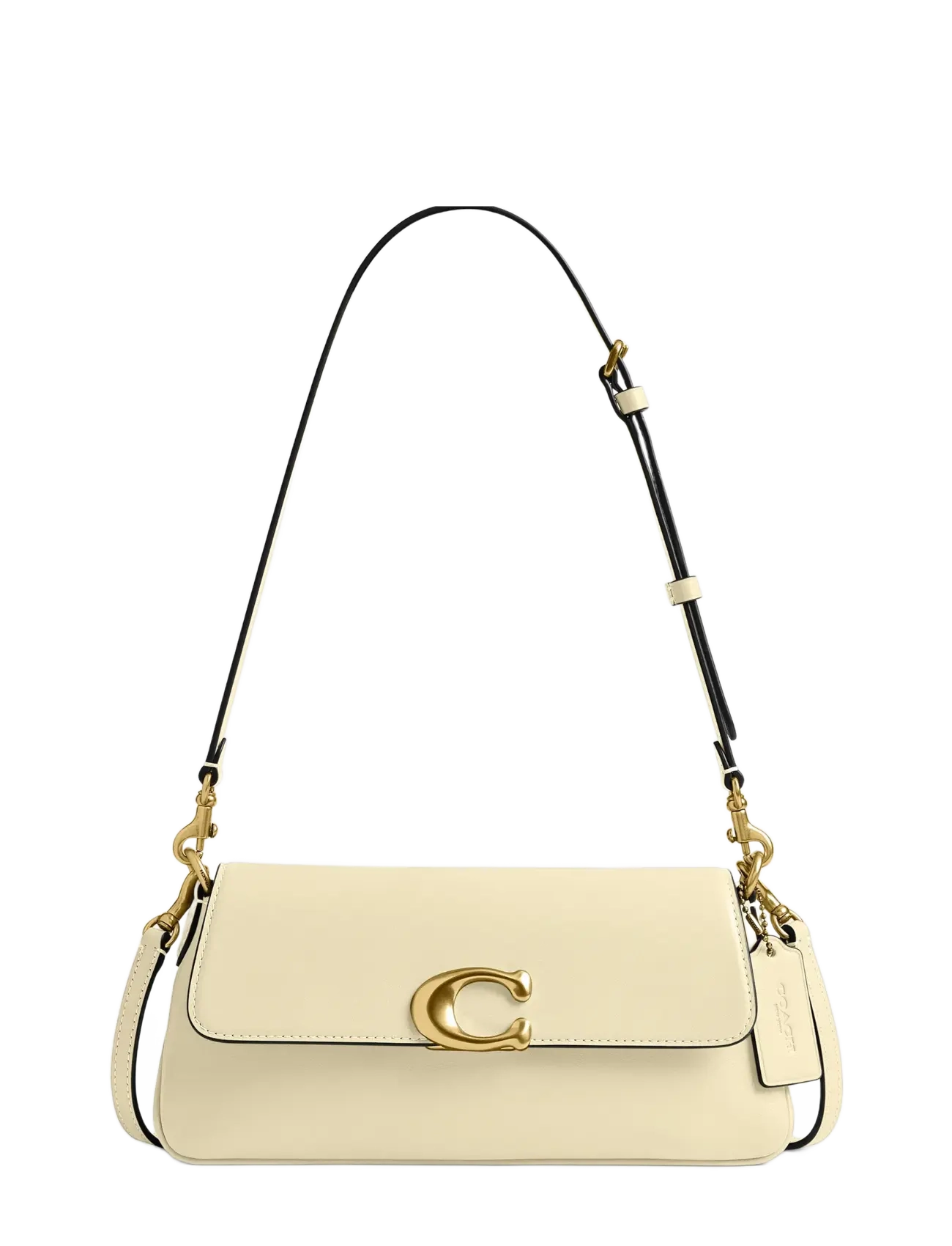 Coach Refined Calf Leather Jet Shoulder Bag - Hverdags stil - WHITE / cream