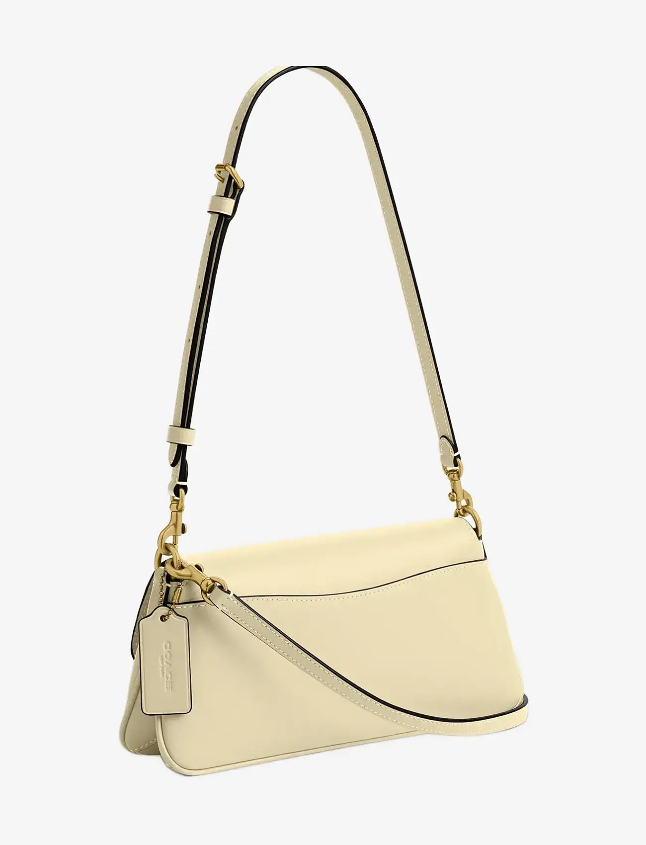 Coach - Refined Calf Leather Jet Shoulder Bag - modetrends - white - 2