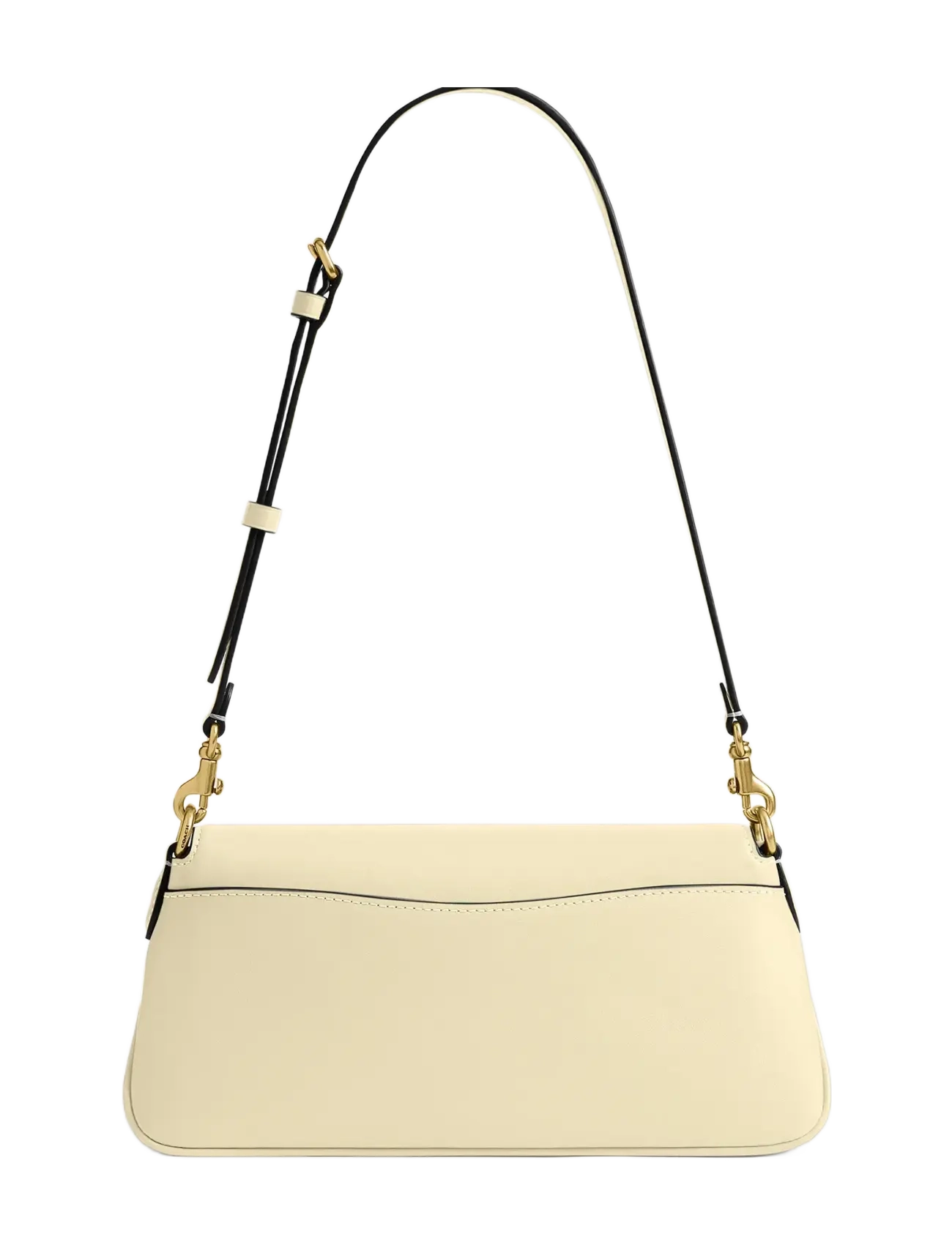 Coach - Refined Calf Leather Jet Shoulder Bag - mode trends - white - 3