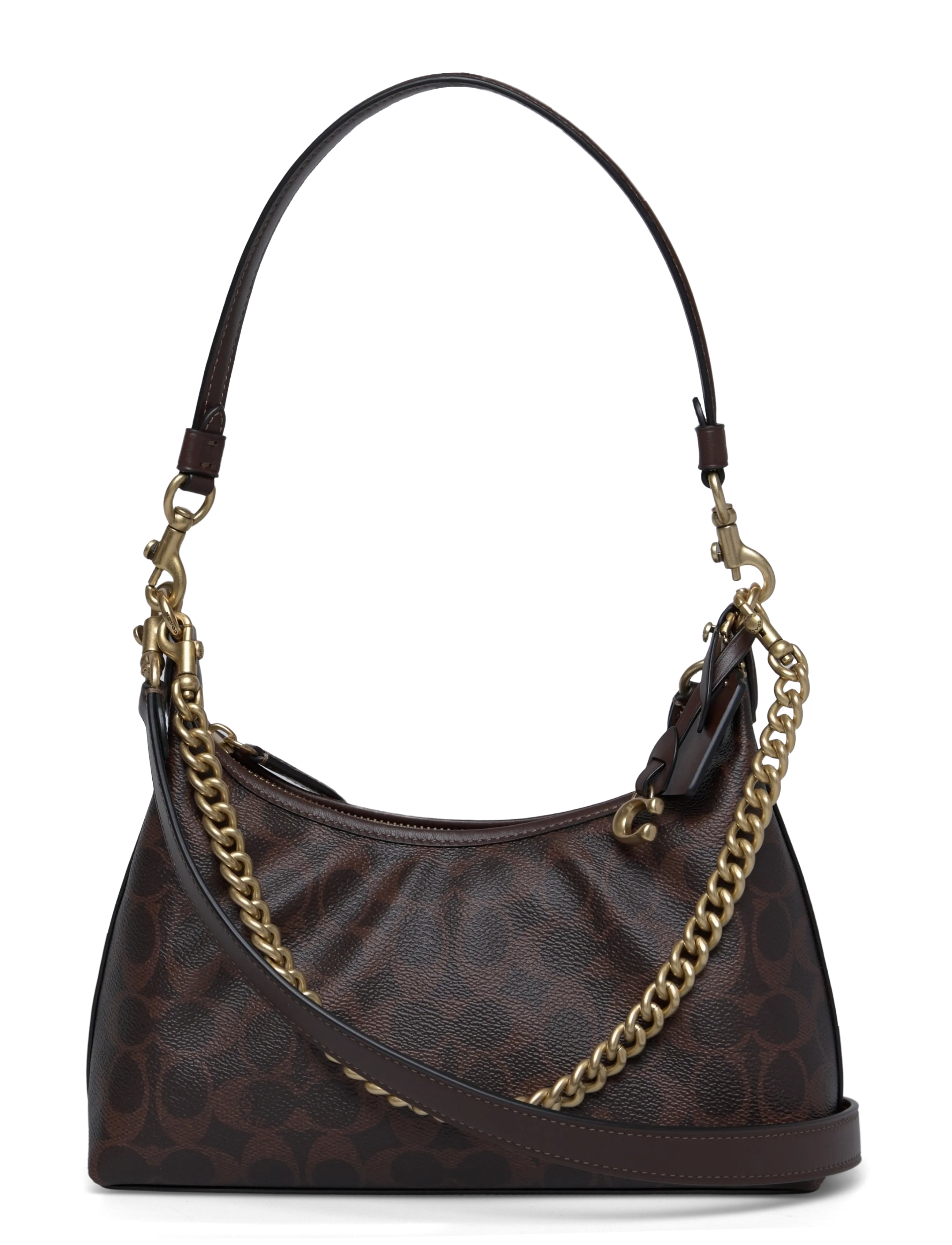 Coach Coated Canvas Signature Juliet Shoulder Bag 25 - Håndtasker - B4/MAPLE MAPLE / brown