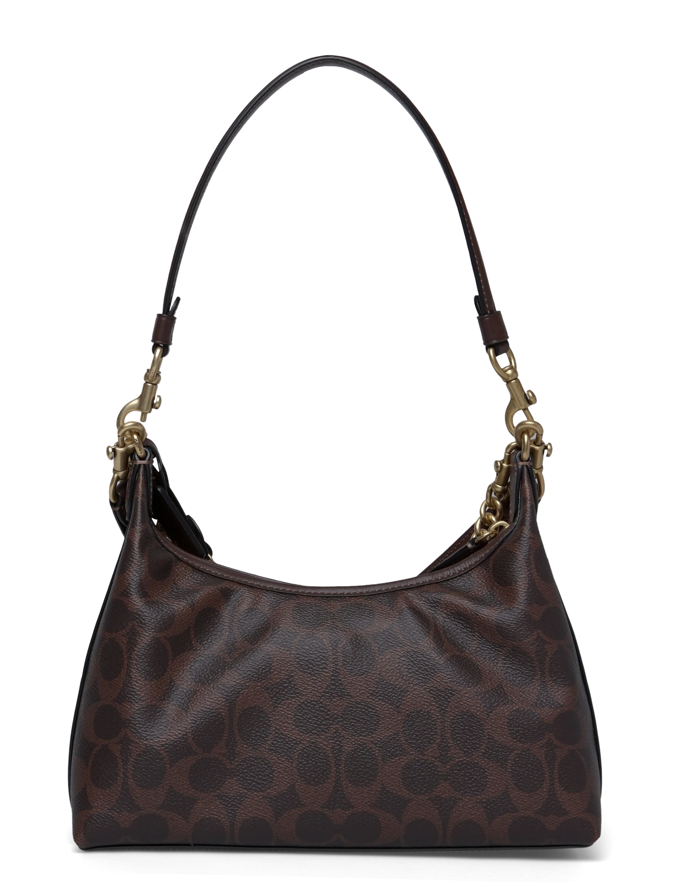 Coach - Coated Canvas Signature Juliet Shoulder Bag 25 - rankinės ilgu dirželiu - b4/maple maple - 1