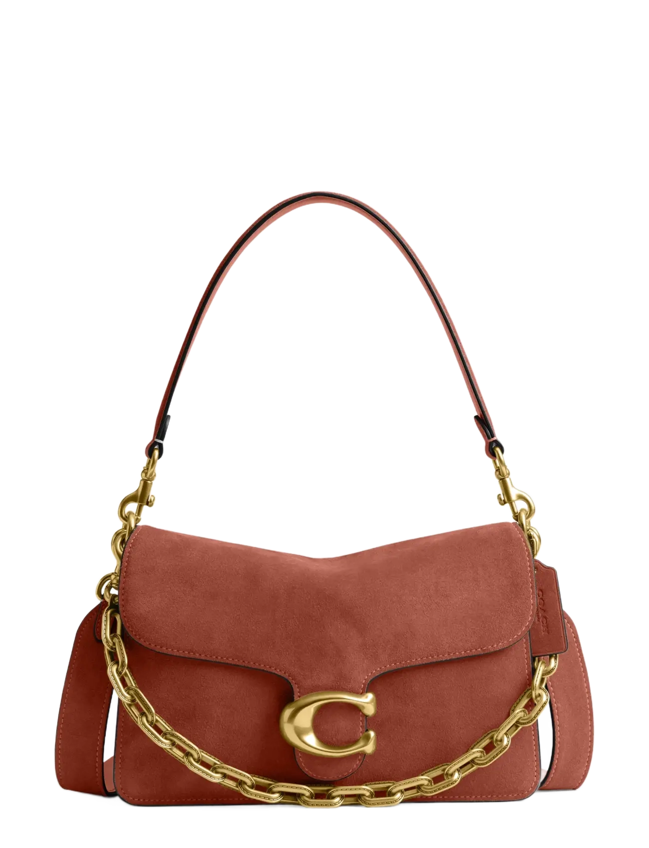 Coach Chain Tabby Shoulder Bag - Coach - GREY / brown