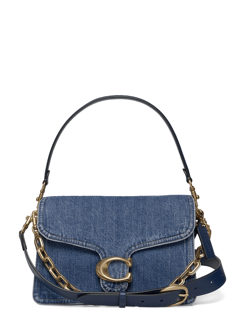 Coach - CHAIN TABBY SHOULDER BAG - særlige begivenheder - b4/deep blue - 0