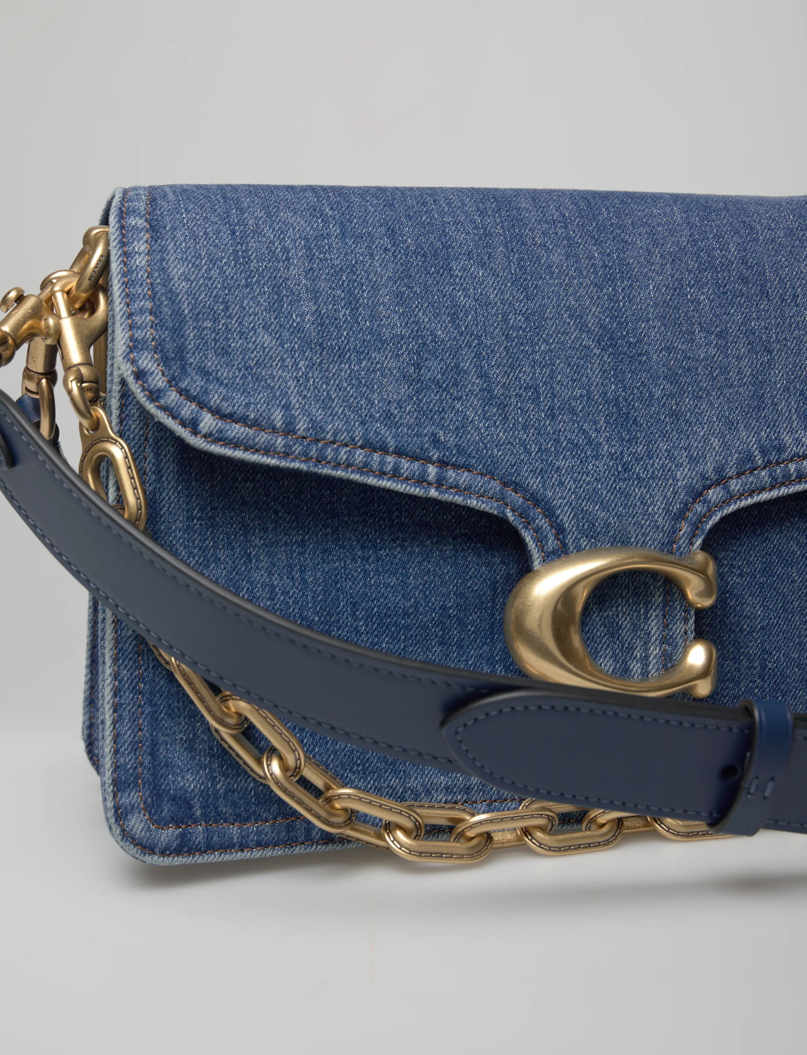 Coach - CHAIN TABBY SHOULDER BAG - b4/deep blue - 3