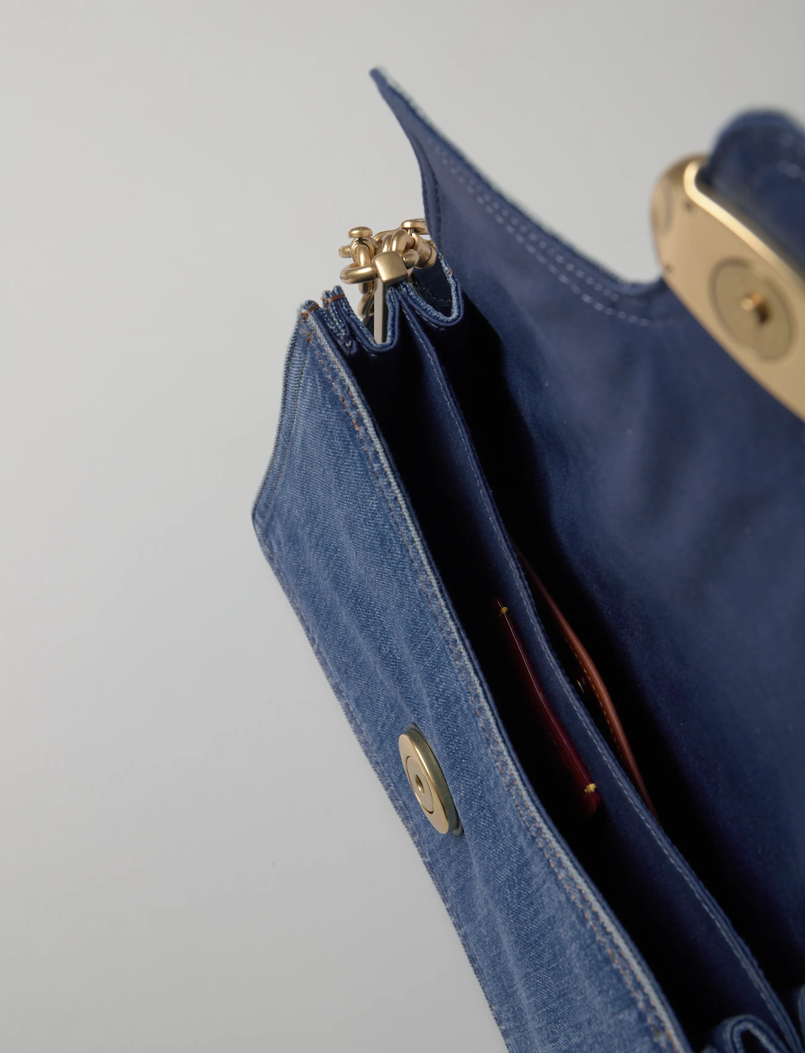 Coach - CHAIN TABBY SHOULDER BAG - b4/deep blue - 4