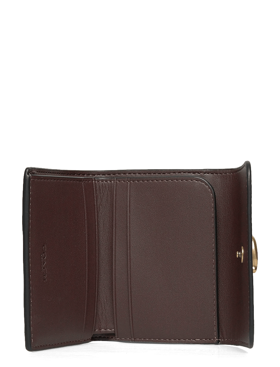 Coach - Essential Card Holder Wallet In Signature Canvas - naudas maki - b4/maple - 4
