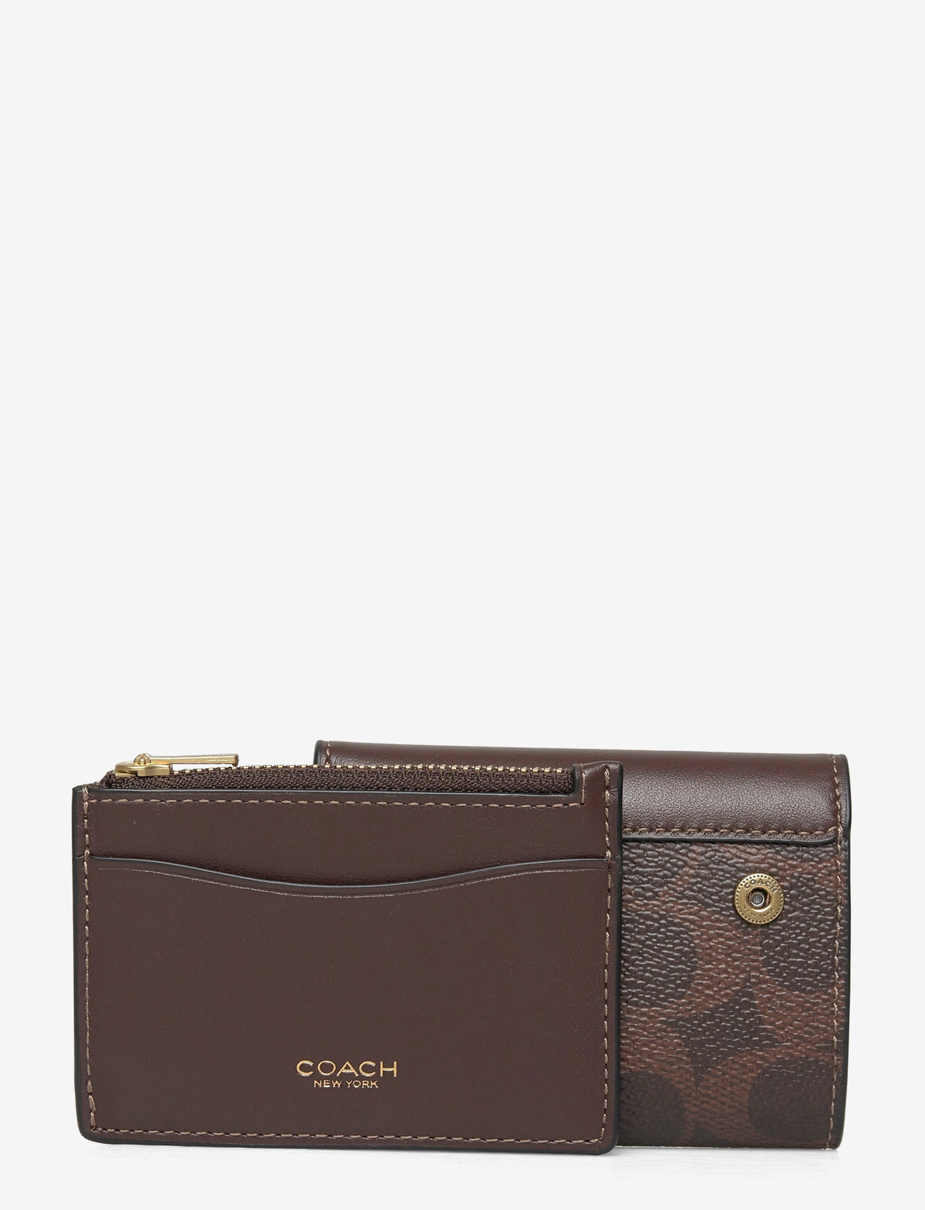 Coach - ESSENTIAL CARD HOLDER WALLET - punge - brown - 3