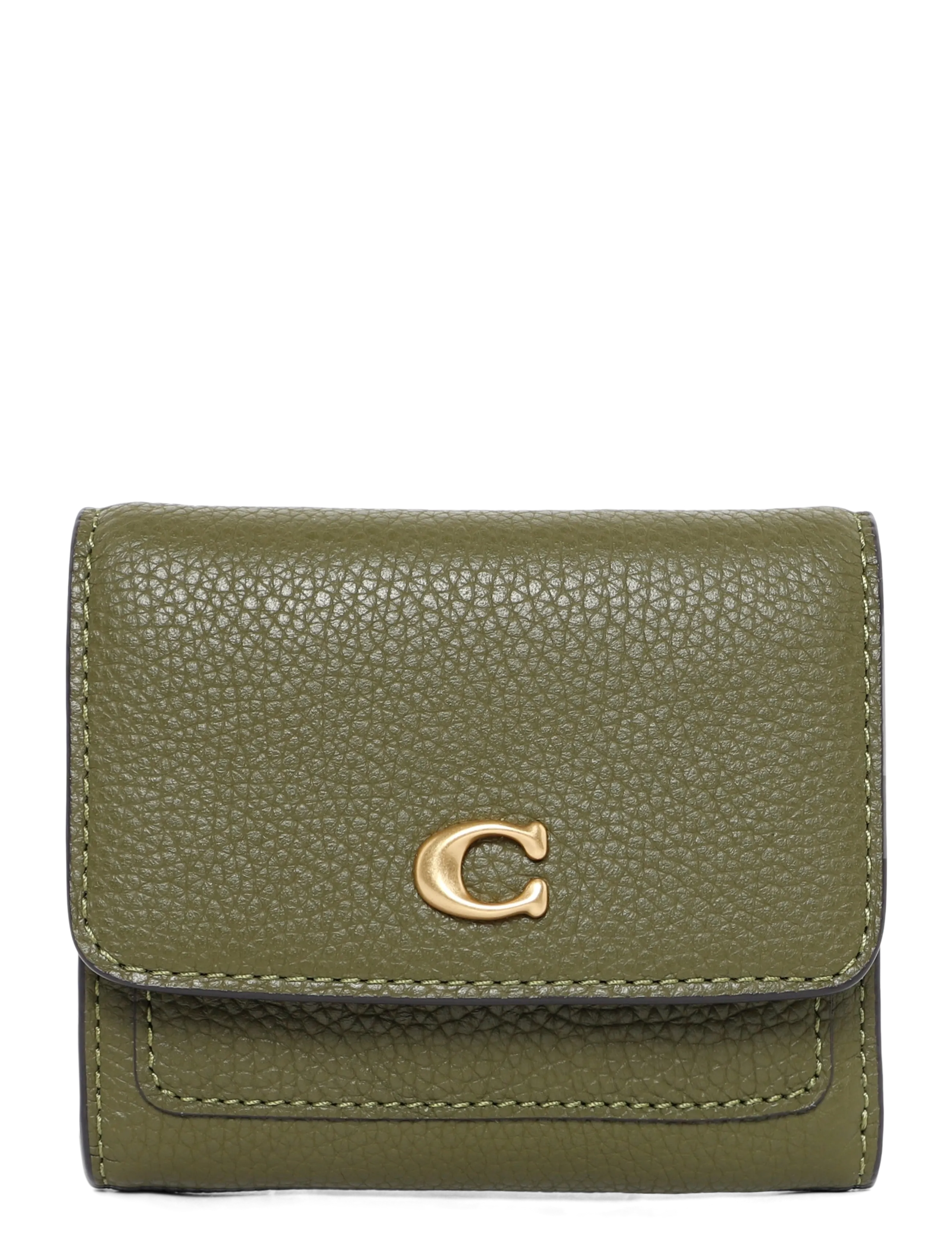 Coach MILA SMALL FLAP WALLET - Coach - B4/OLIVE / khaki/green
