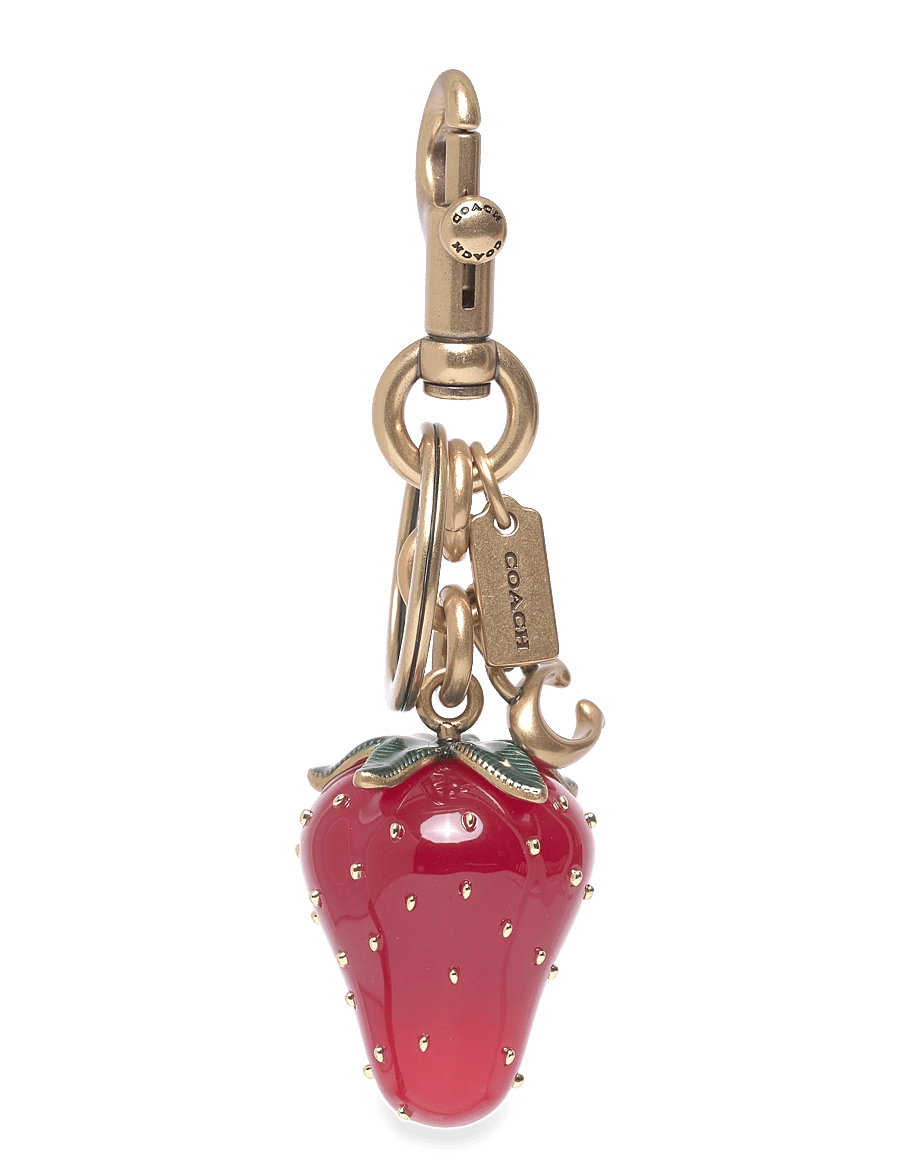 Coach - Coach Strawberry Resin Bag Charm - võtmehoidjad ja kotiripatsid - b4/red - 0